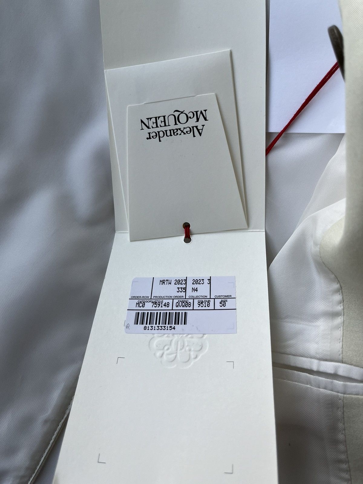 Alexander McQueen $4,200 Super Runway Alexander McQueen Blazer Brand New Size 52R - 6 Thumbnail