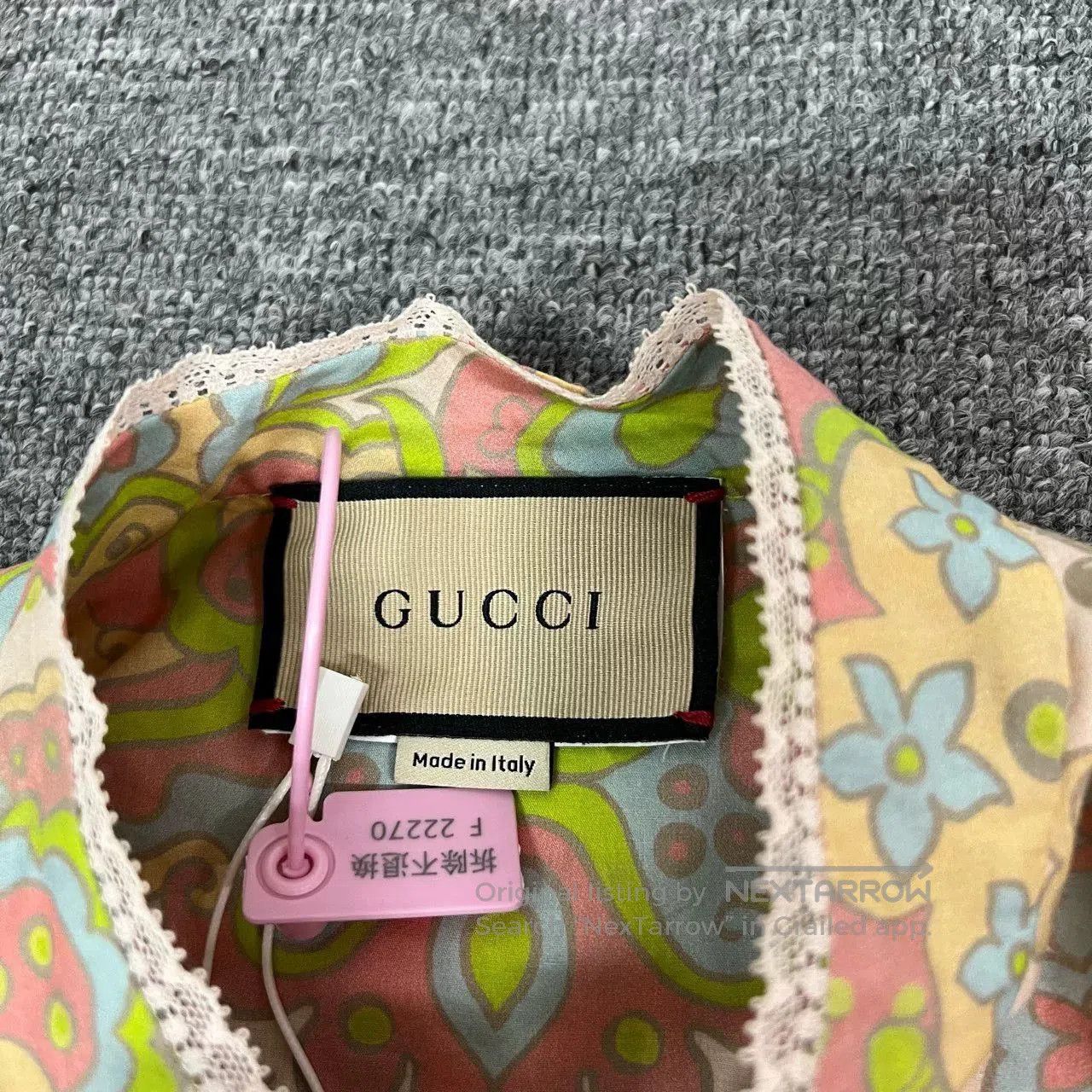 Gucci Gucci 22SS Runway Floral Court Dress. Size S / US 4 / IT 40 - 4 Thumbnail