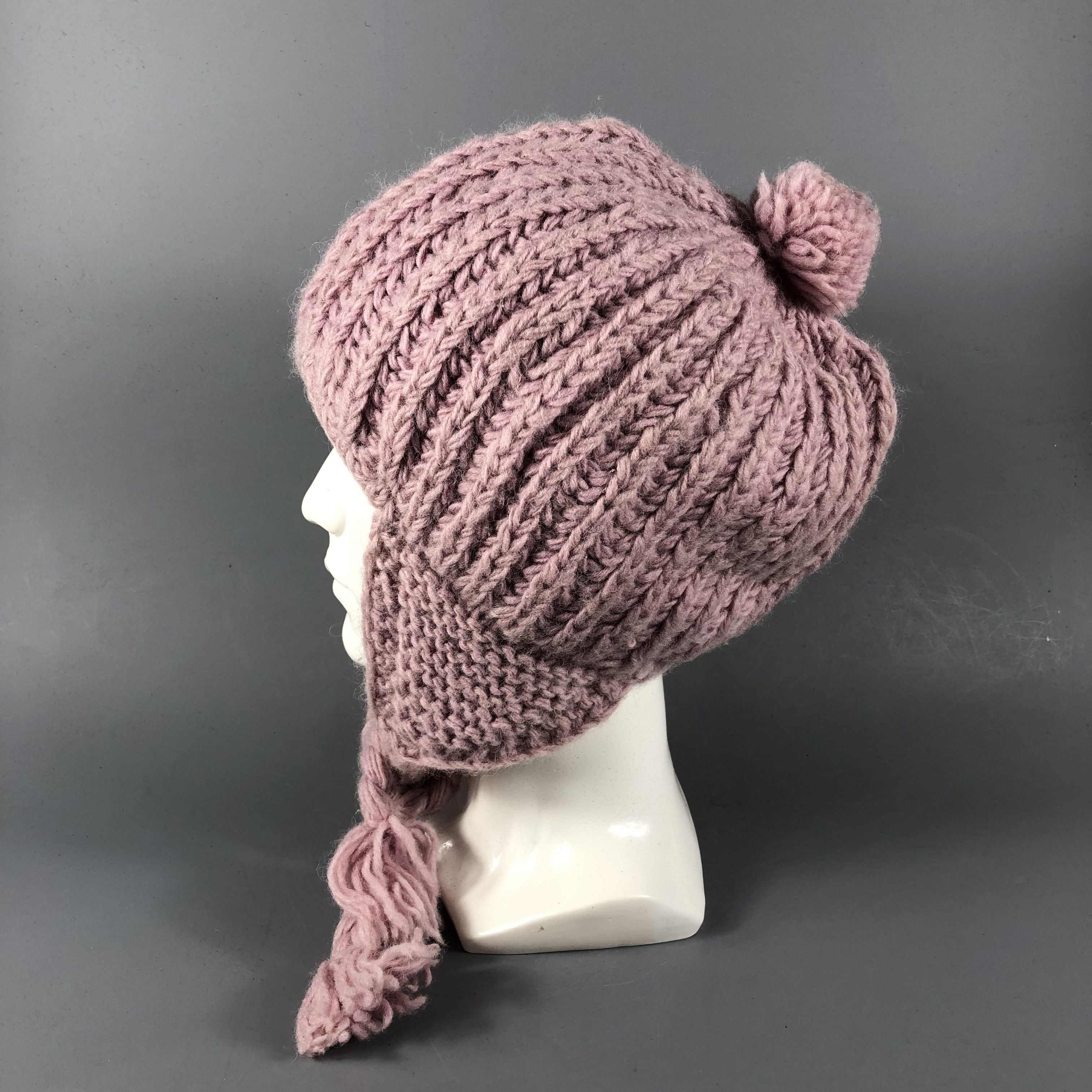 Vintage Ushanka Pumpkin Earflap Bobble Beanie Snowcap Snow Hat B781 Size ONE SIZE - 1 Thumbnail