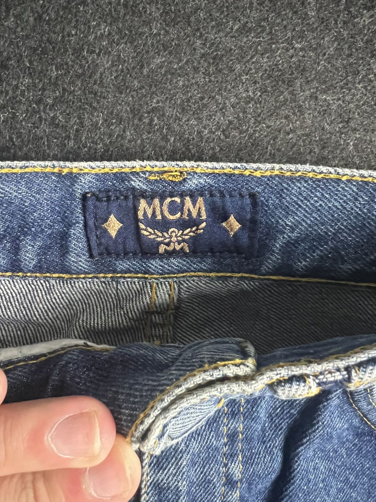 MCM Mcm Straight Jeans Versace Dolce Gabbana Vintage Rare Size US 27 - 7 Thumbnail