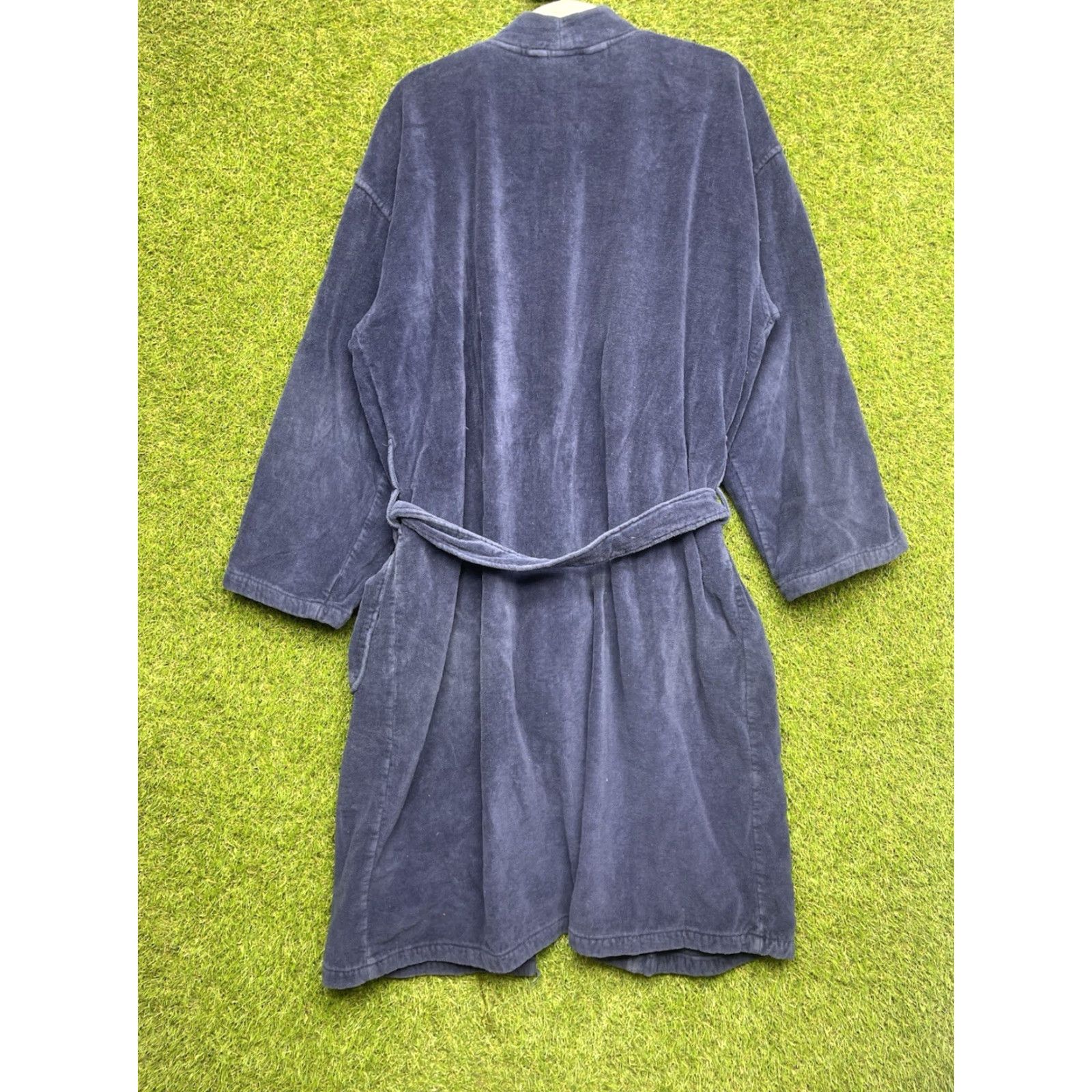 Polo Ralph Lauren Polo Ralph Lauren Robe Bath Mens Small Blue Heavy Terry Shawl Belted Lounge Size US S / EU 44-46 / 1 - 2 Thumbnail