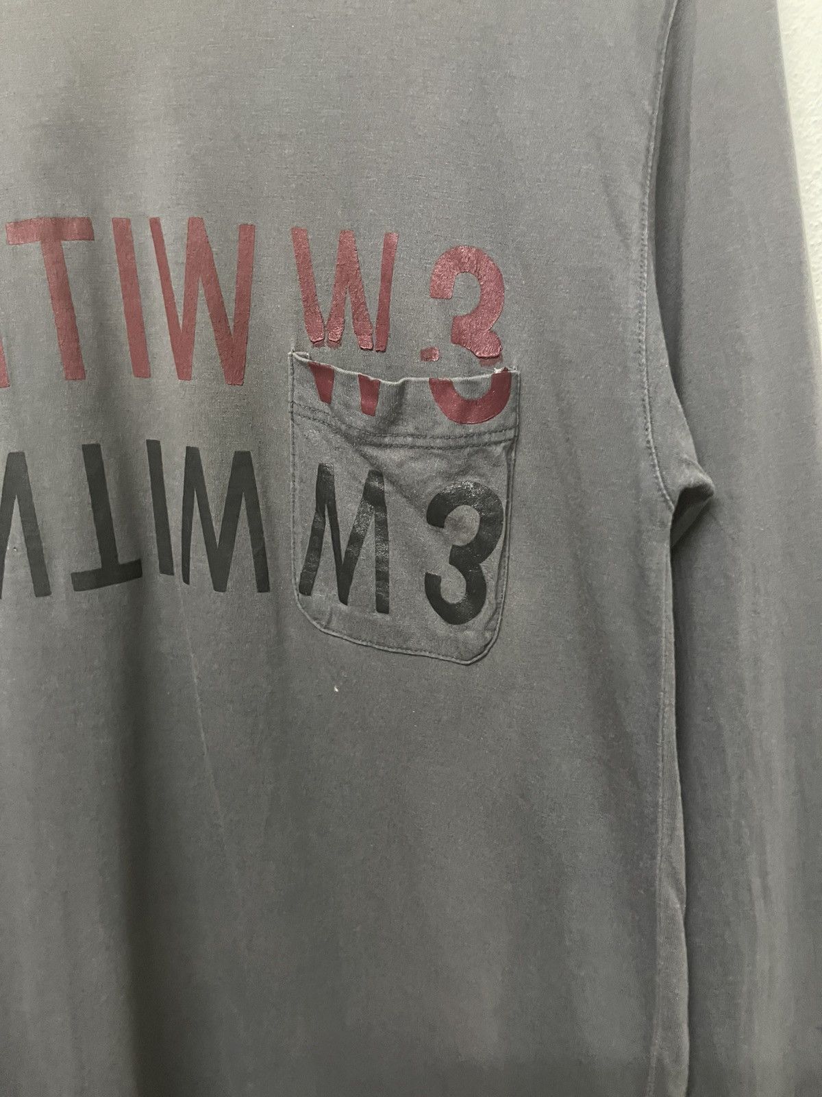 Japanese Brand × PPFM × Seditionaries 1990s PPFM ANTIW W3 SINGLE POCKET LONG SLEEVE SHIRT Size US S / EU 44-46 / 1 - 8 Thumbnail