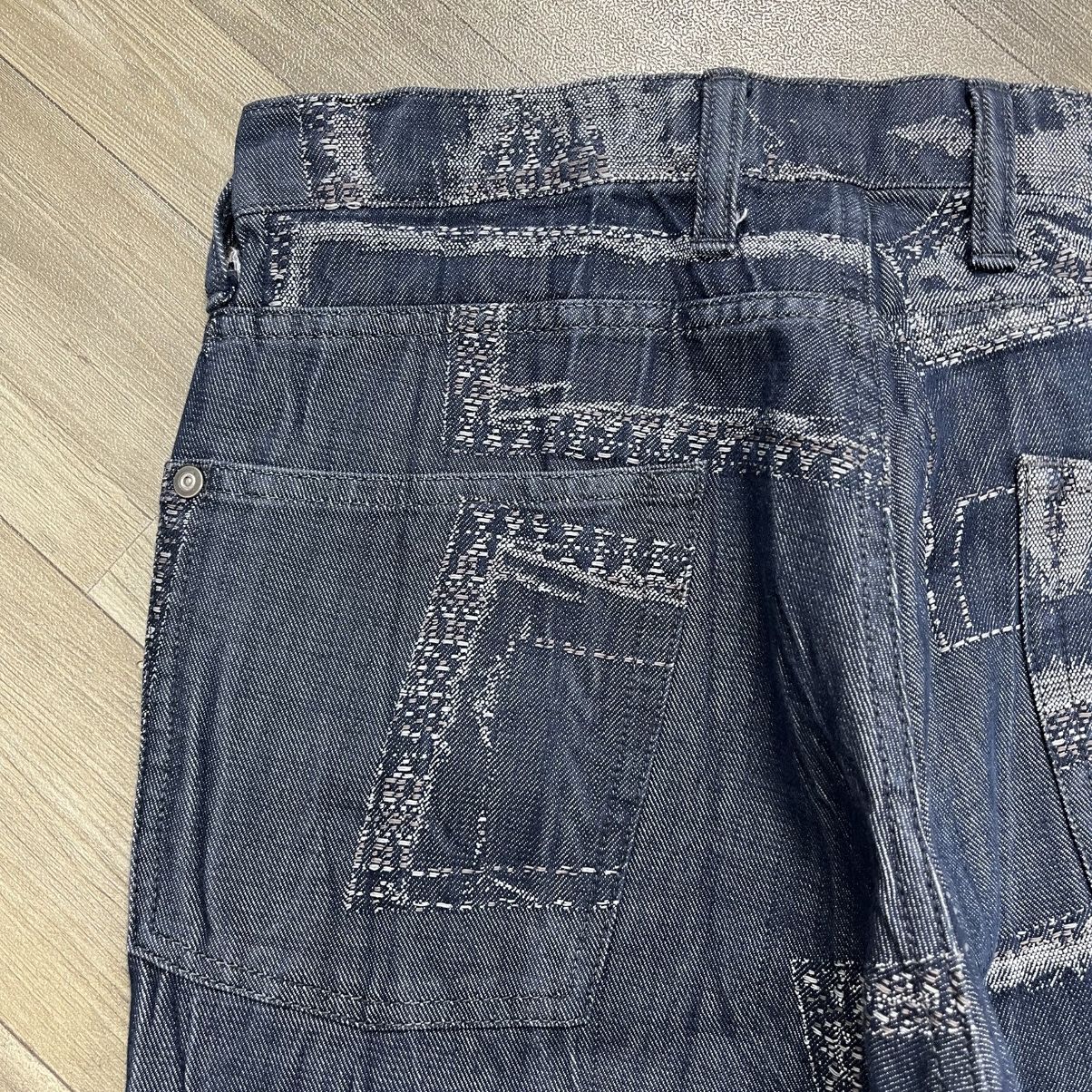Issey Miyake Archive💥 Vintage Issey Miyake Men Patchwork Boro Jeans Size US 32 / EU 48 - 17 Thumbnail