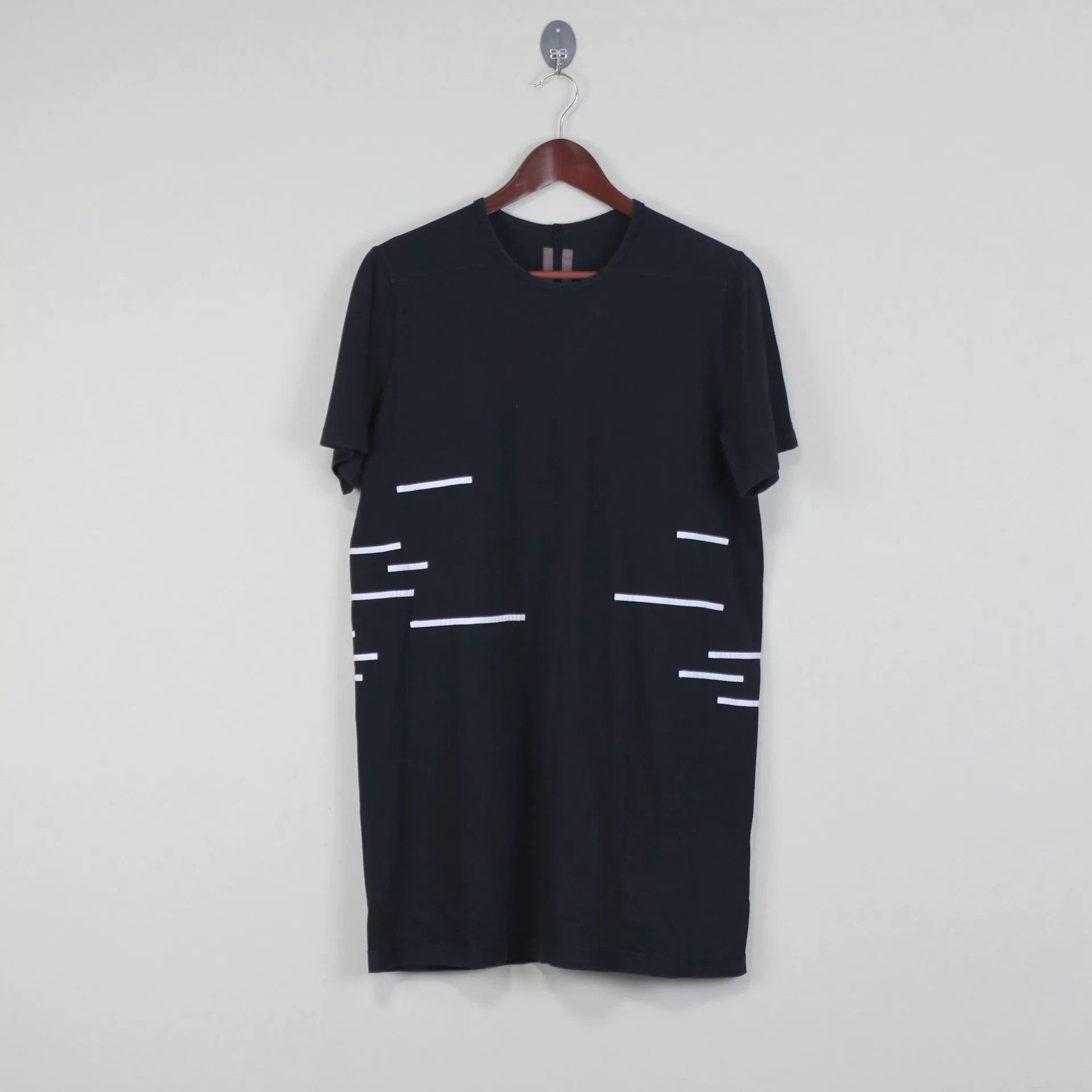 rick owens drkshdw black graphic short sleeve tee
