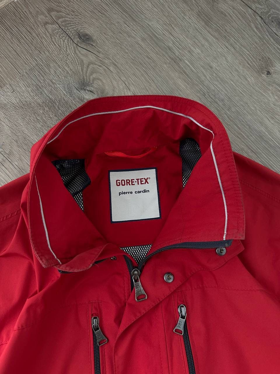 Goretex × Pierre Cardin × Vintage Vintage Pierre Cardin Red Zip Gore-Tex Jacket Size US M / EU 48-50 / 2 - 9 Thumbnail
