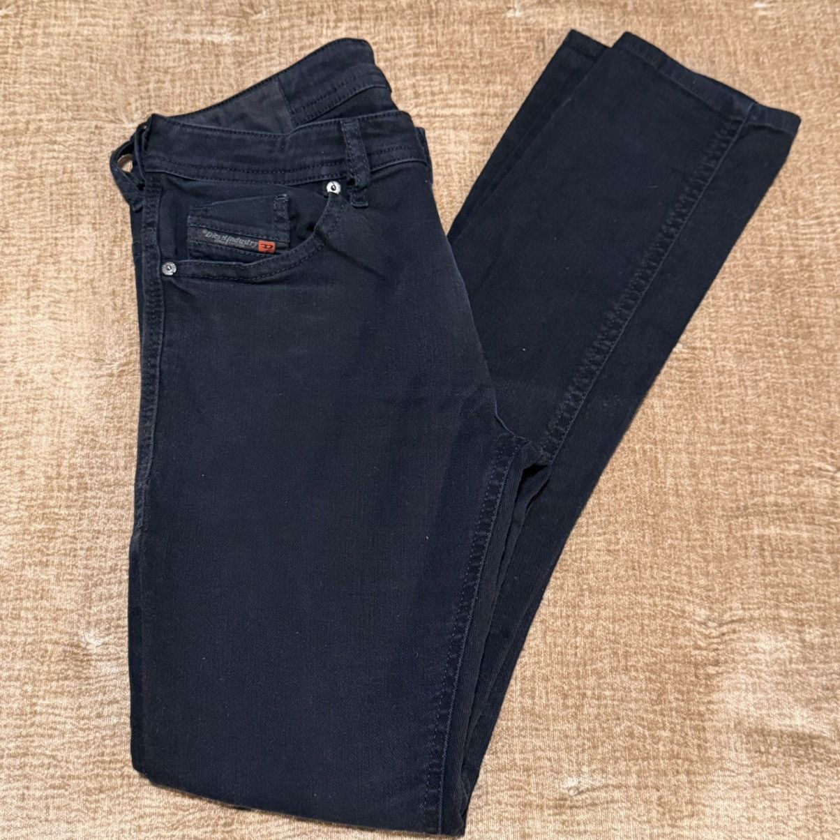 Diesel Diesel Thommer slim skinny jeans in black wash (0688H). Size US 31 - 6 Thumbnail