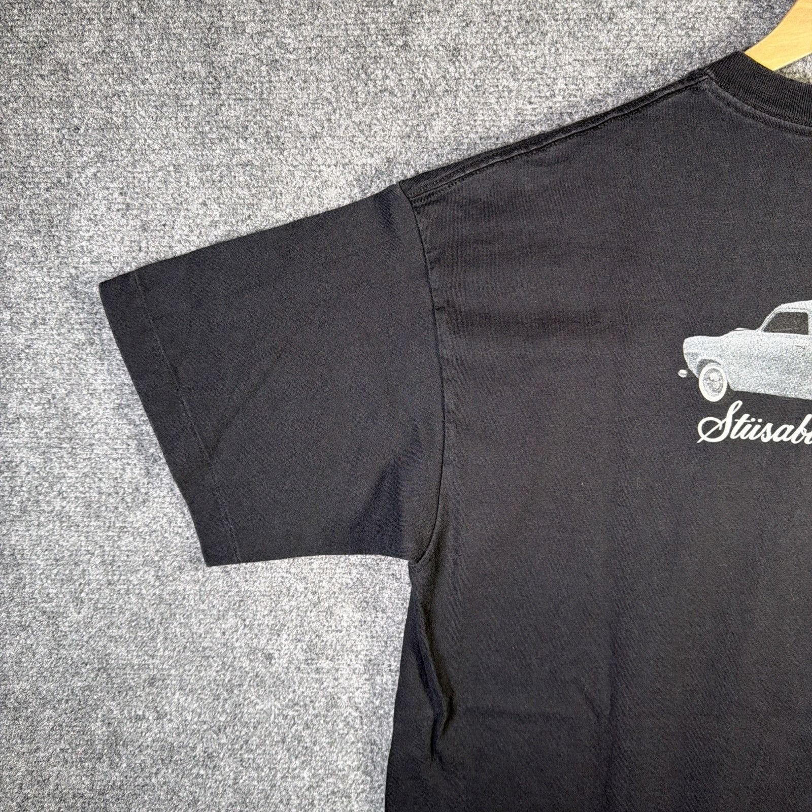 Stussy Vintage Stussy Shirt XL Black 90s Stusabaker Champion Size US XL / EU 56 / 4 - 8 Thumbnail