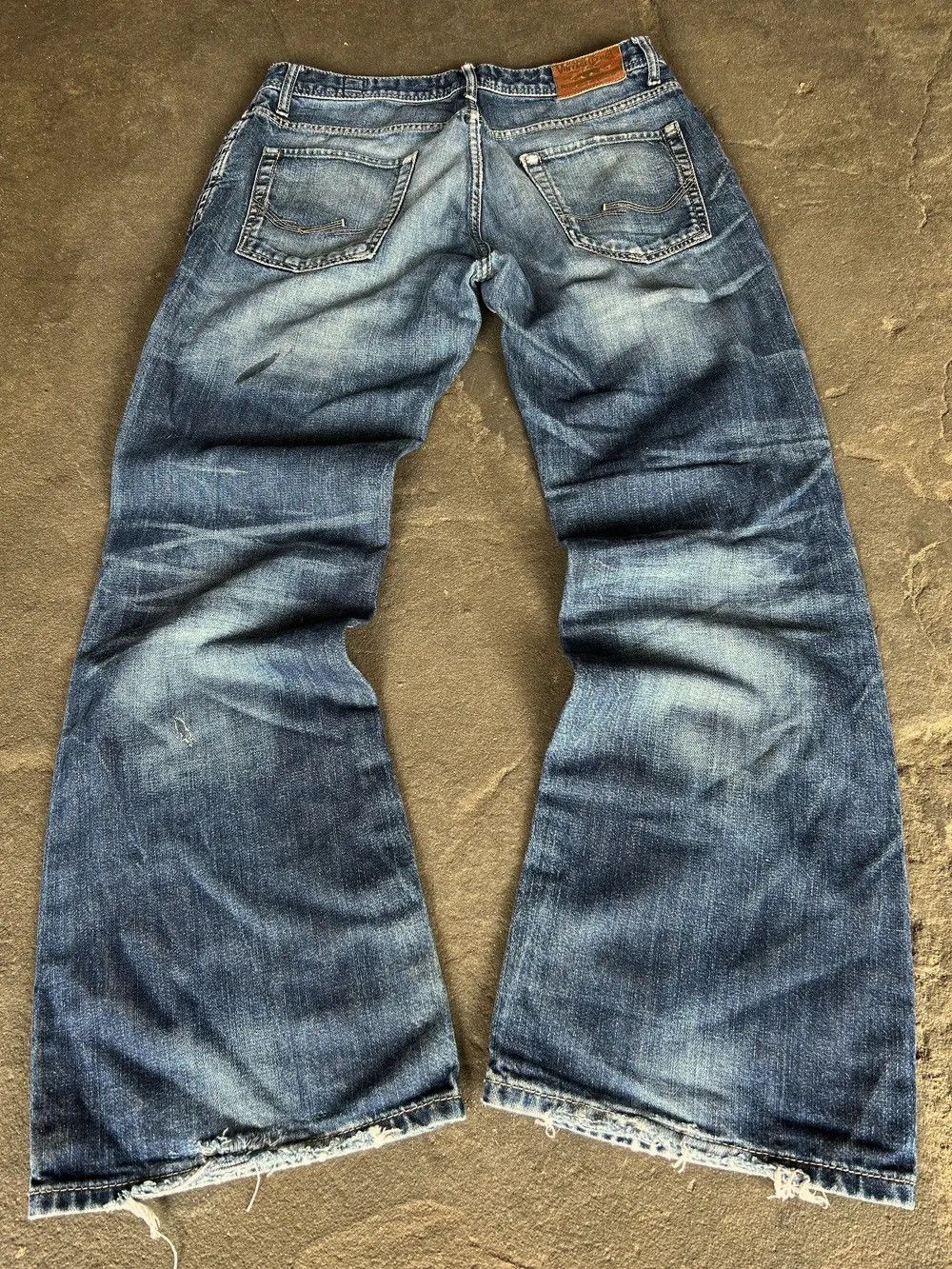 JNCO × Japanese Brand Vintage Baggy Rap sk8 Jnco Style Washed Jeans y2k Size US 32 / EU 48 - 1 Thumbnail