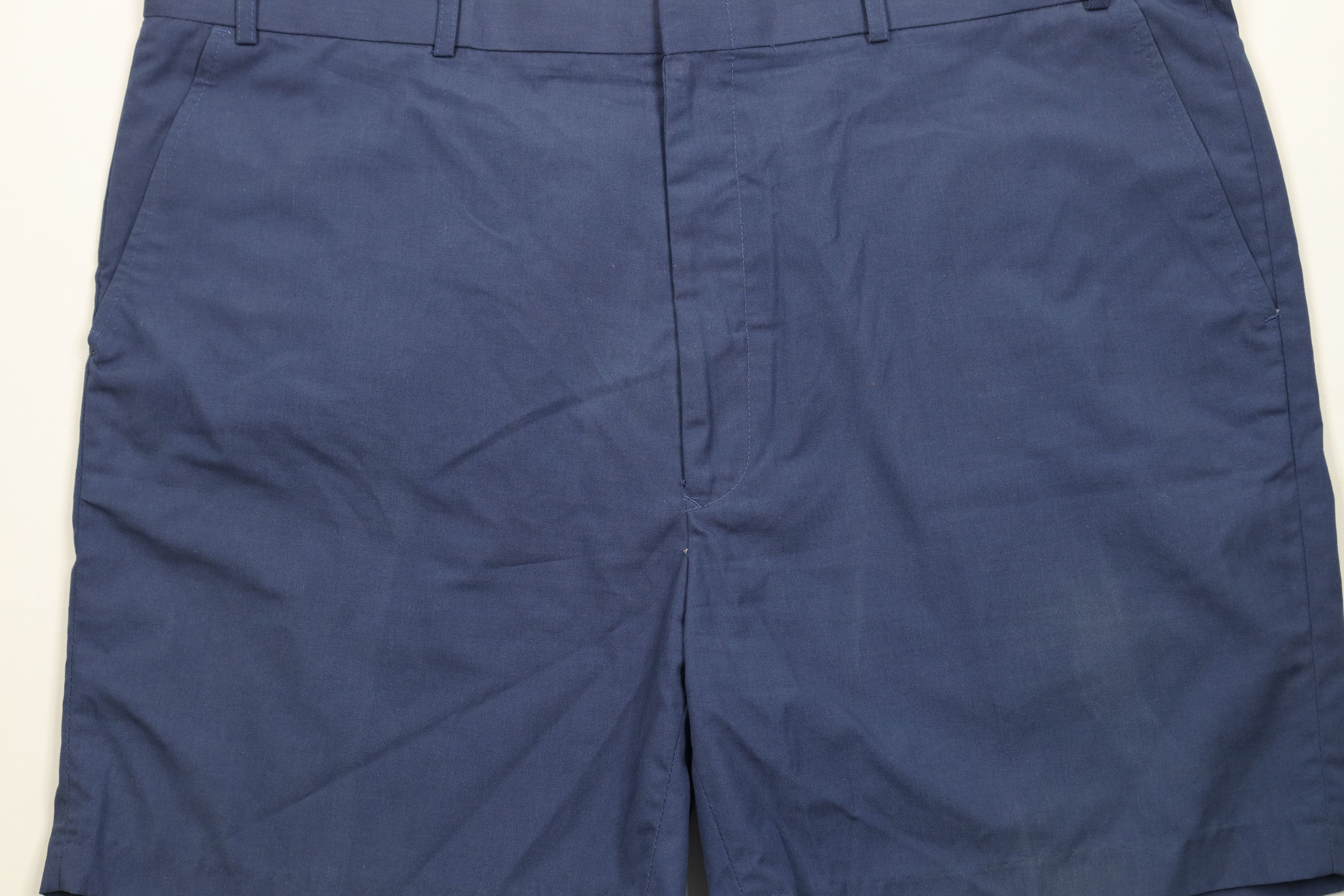 Vintage Vintage 80s 90s Streetwear Above Knee Golf Chino Shorts Blue Size US 43 - 3 Thumbnail