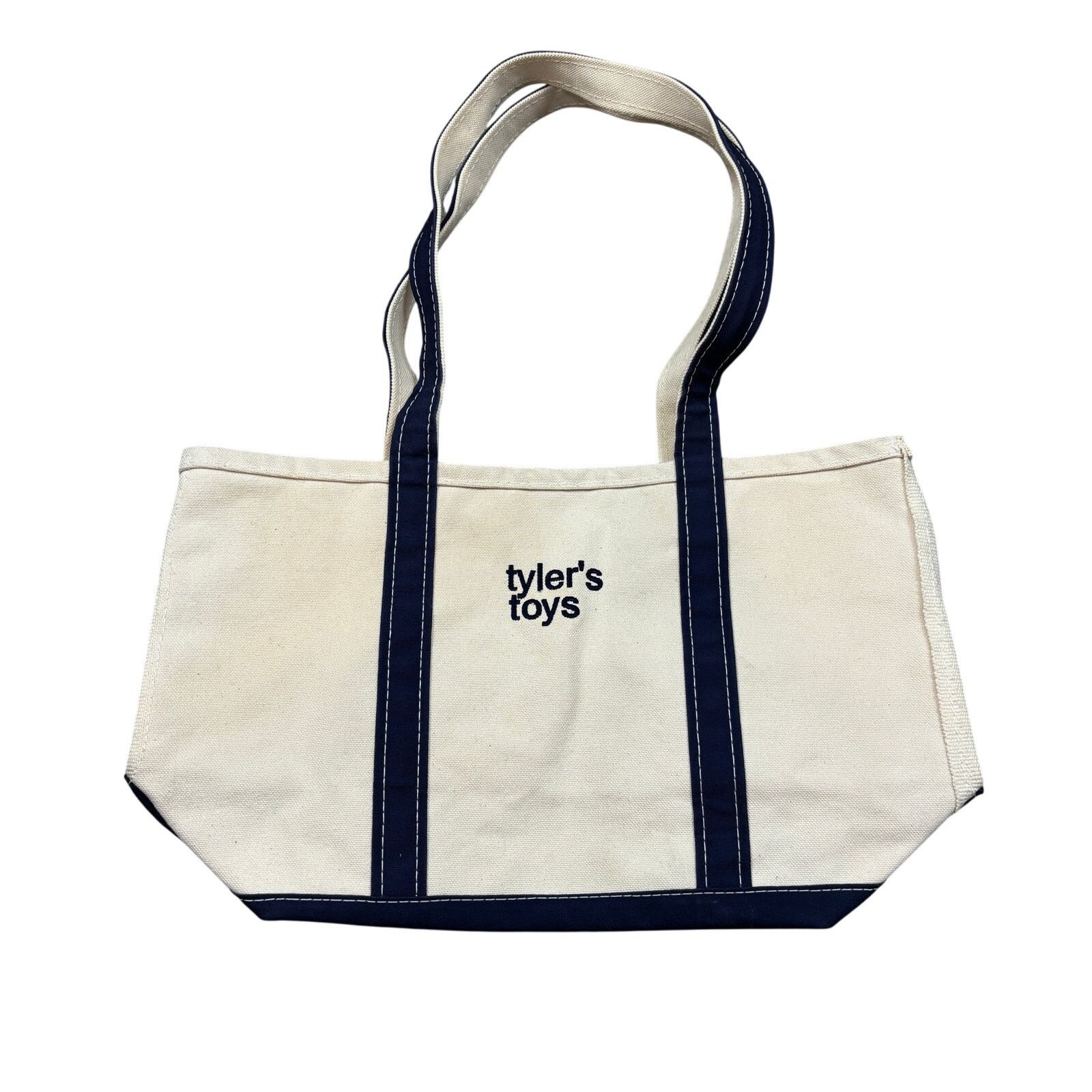 L.L. Bean × Vintage Vintage LL Bean Boat and Tote Medium Canvas Tote 18x11 Blue Size ONE SIZE - 1 Thumbnail