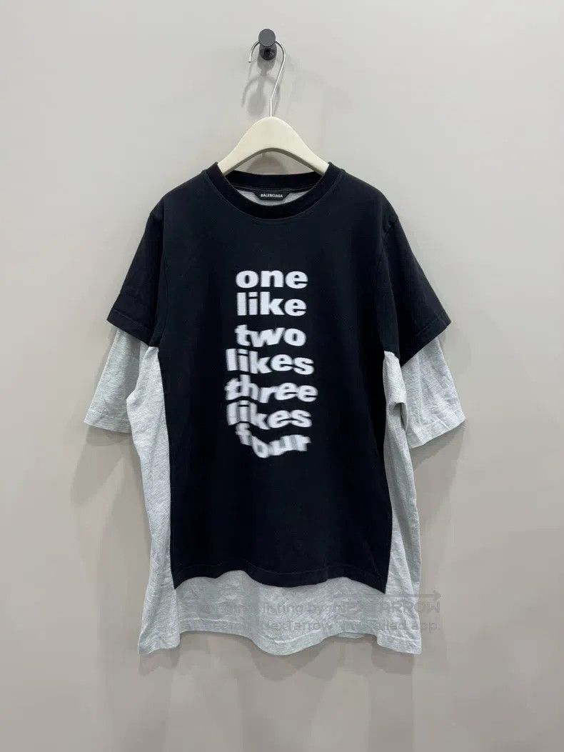 Balenciaga Balenciaga Phantom letter fake two-piece short-sleeved T-s Size US S / EU 44-46 / 1 - 1 Thumbnail