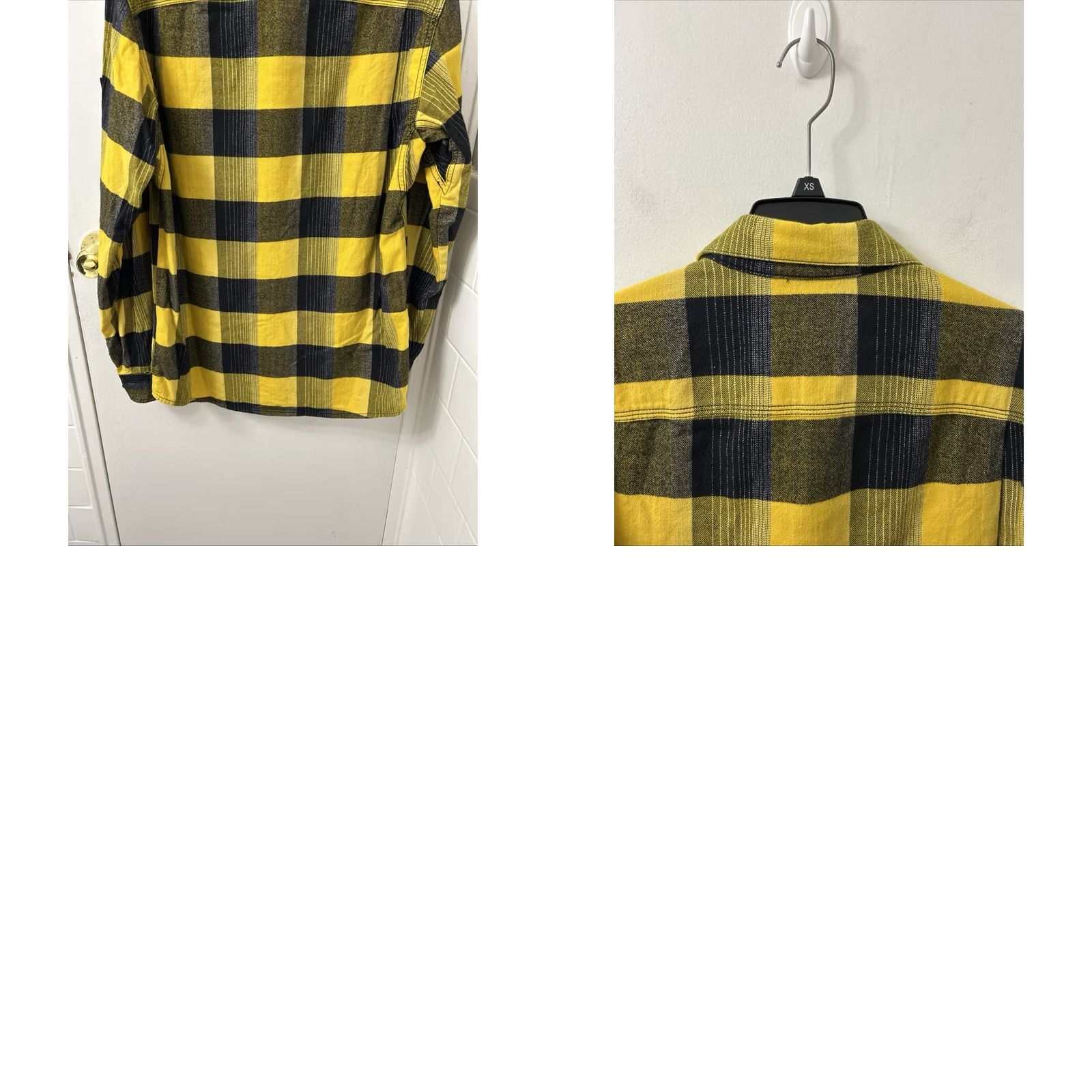 The North Face The North Face Shirt Mens S Yellow Plaid Flannel Button-Down L/S Chest Pocket Outdoor 30” Pit 23” Regular Size US S / EU 44-46 / 1 - 9 Thumbnail