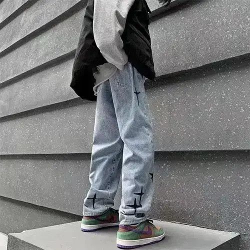 Japanese Brand VIBE Vintage washed baggy high street jeans Size US 34 / EU 50 - 8 Thumbnail