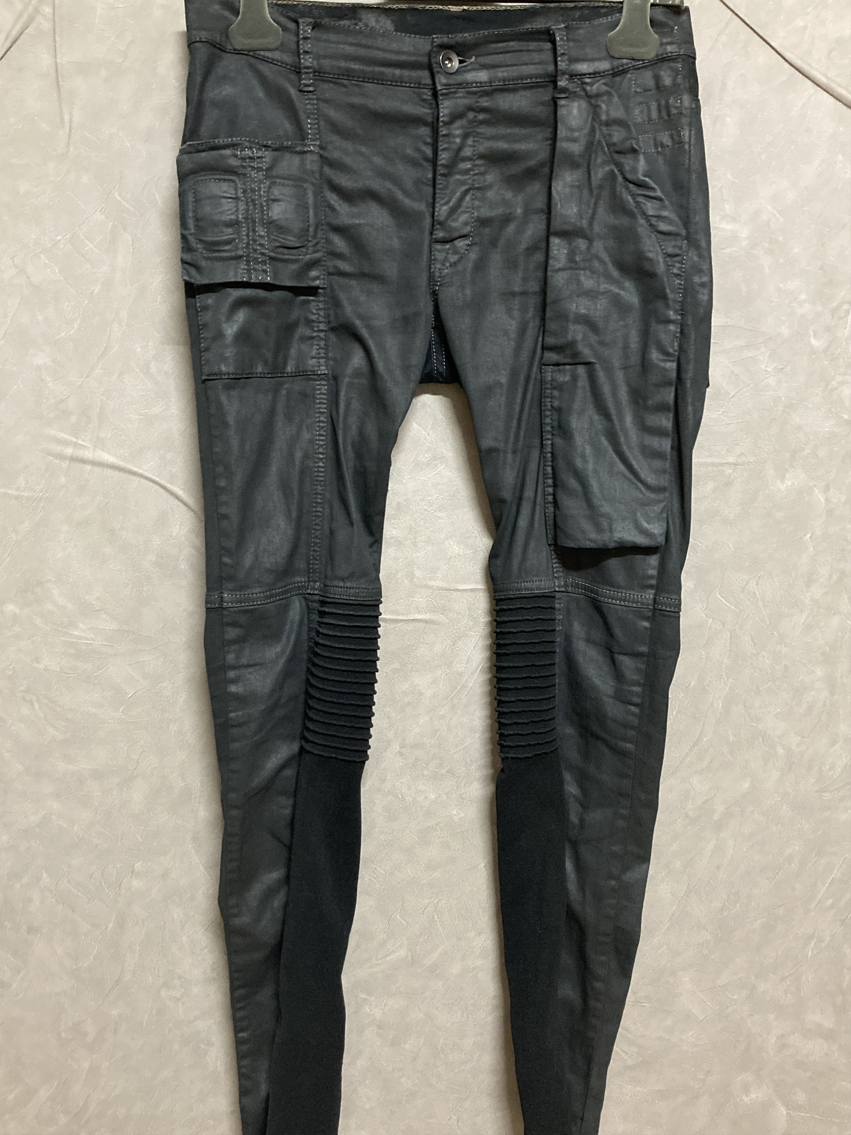Rick Owens Rick owens OG waxed memphis jeans Size US 29 - 2 Thumbnail