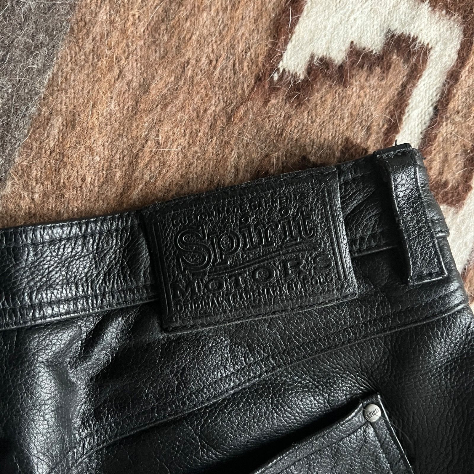 Leather Spirit Motors Leather Motorcycle Biker Pants 9791AC Size US 32 / EU 48 - 4 Thumbnail
