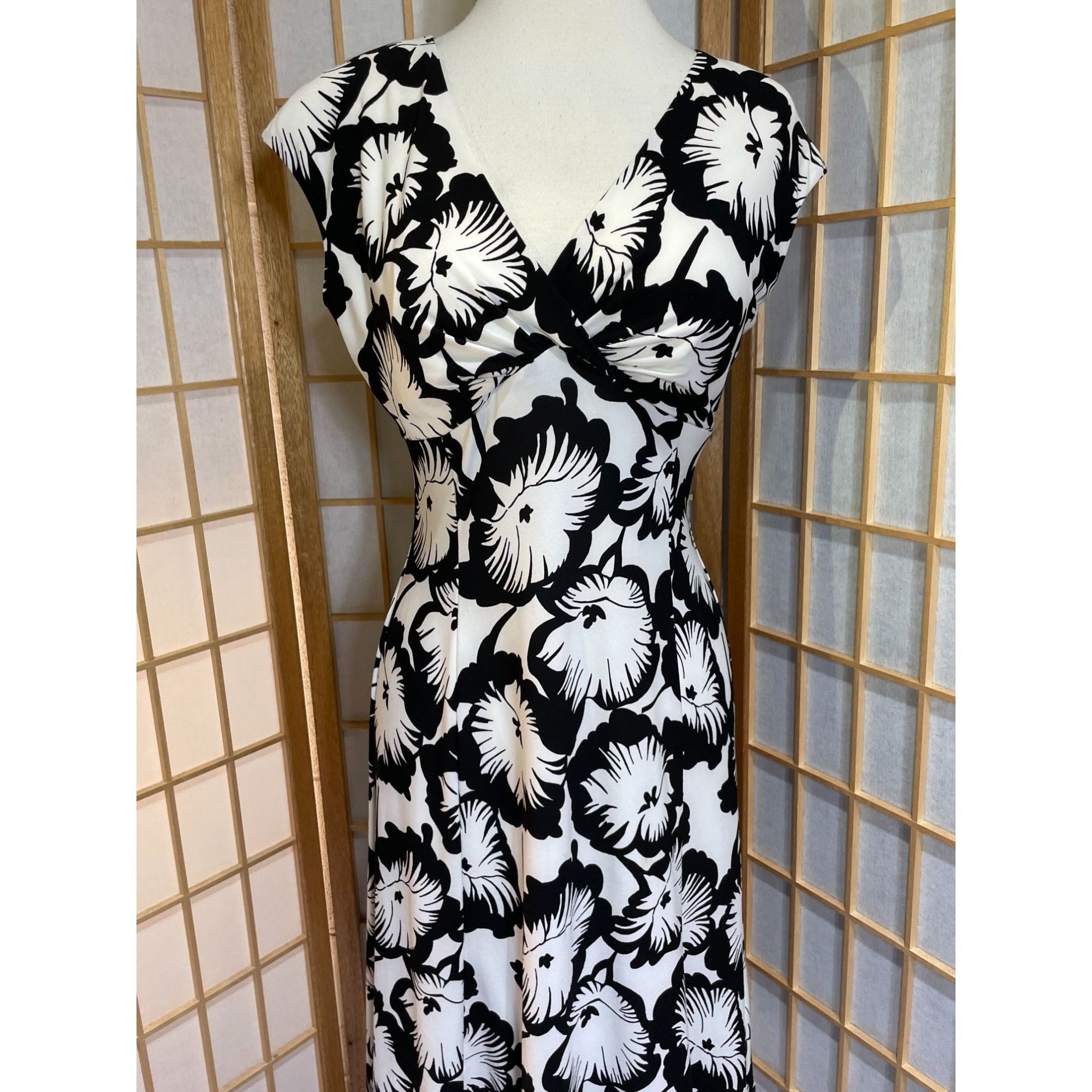 Chaps Chaps Sm Floral Fit & Flare Dress Size S / US 4 / IT 40 - 9 Thumbnail