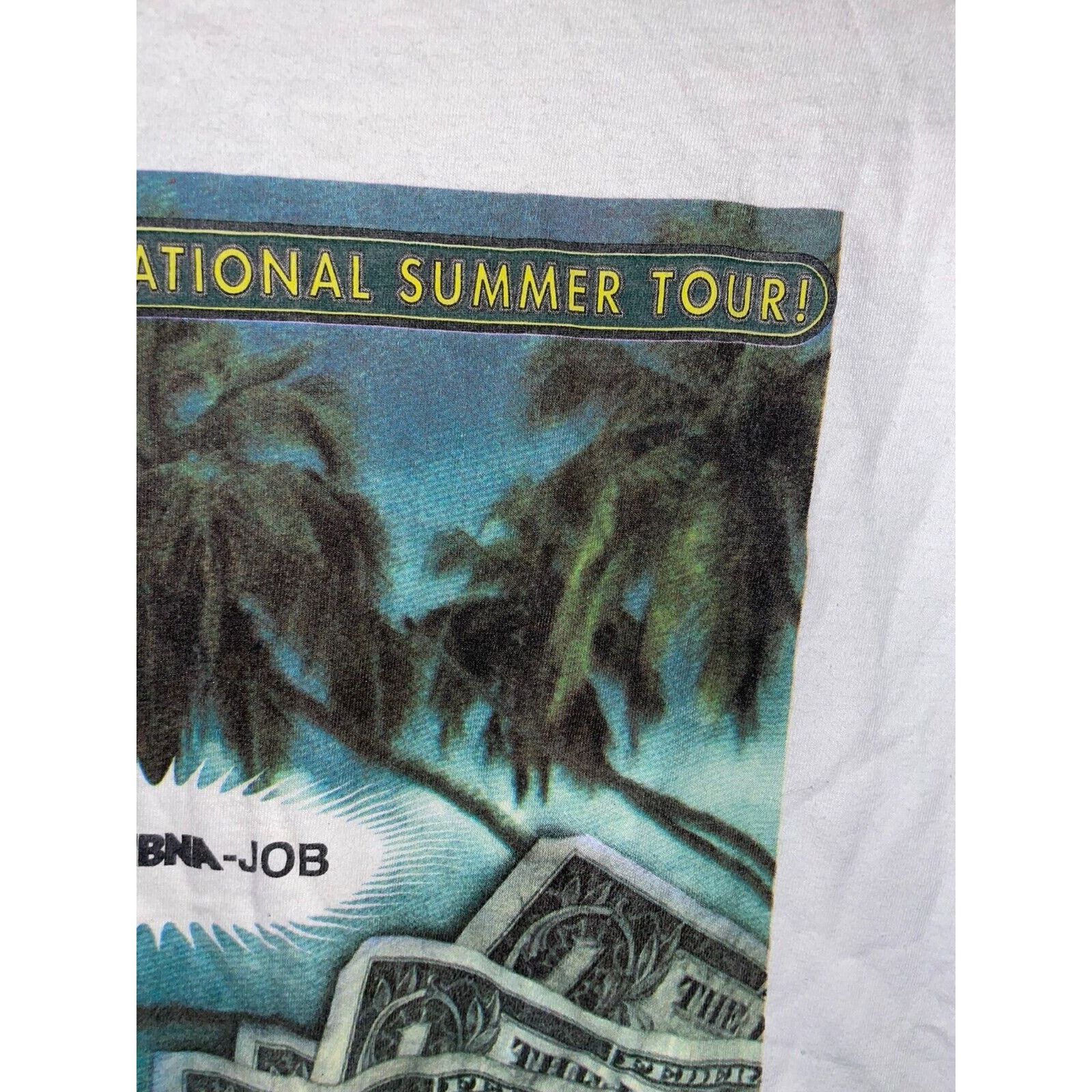 Delta Vintage Money Shirt MBNA Sensational Summer Tour Dollar XL Size US XL / EU 56 / 4 - 7 Thumbnail