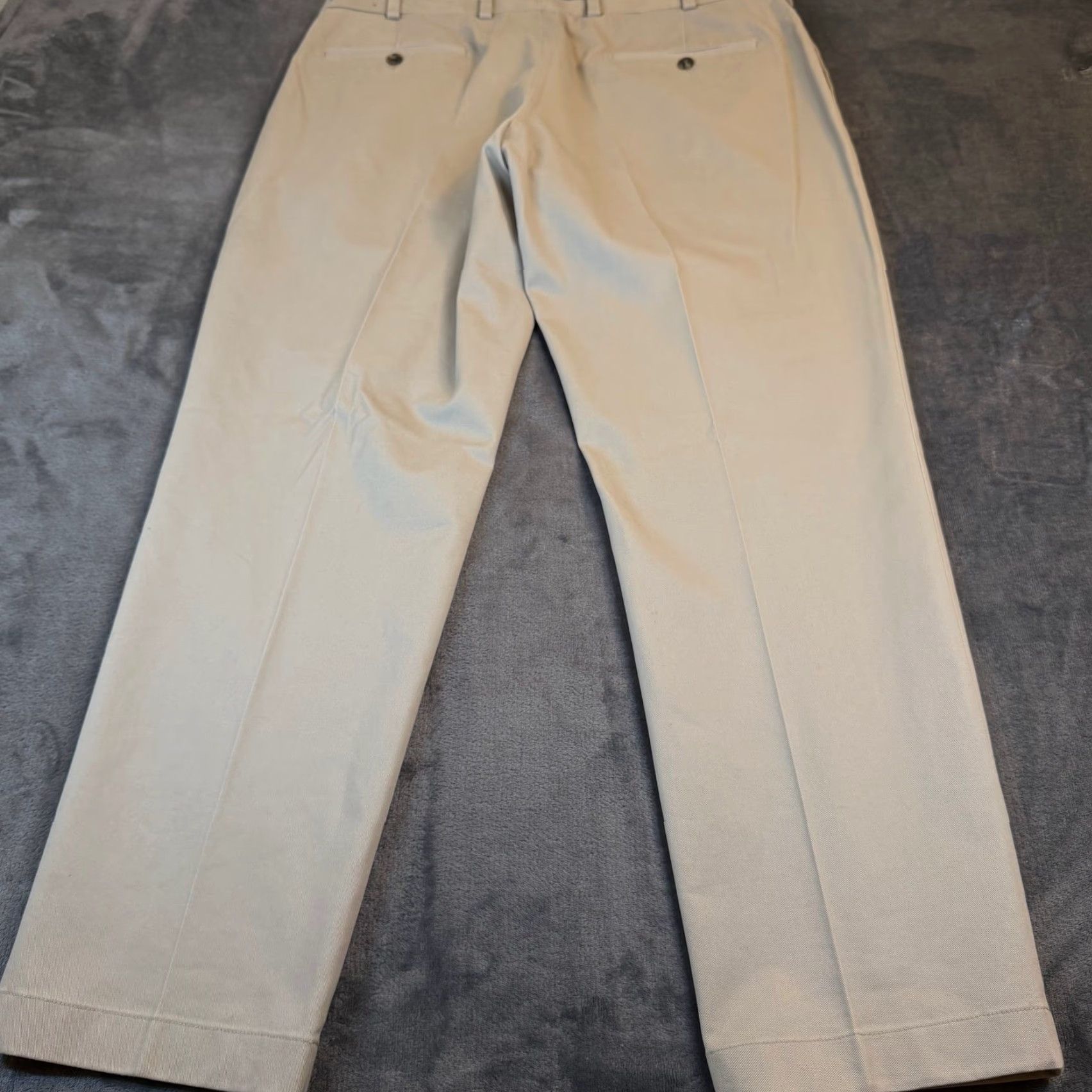 Brooks Brothers Brooks Brothers Advantage Chino Clark Mens 38x30 Gray Cotton Stretch Pants Size US 38 / EU 54 - 4 Thumbnail