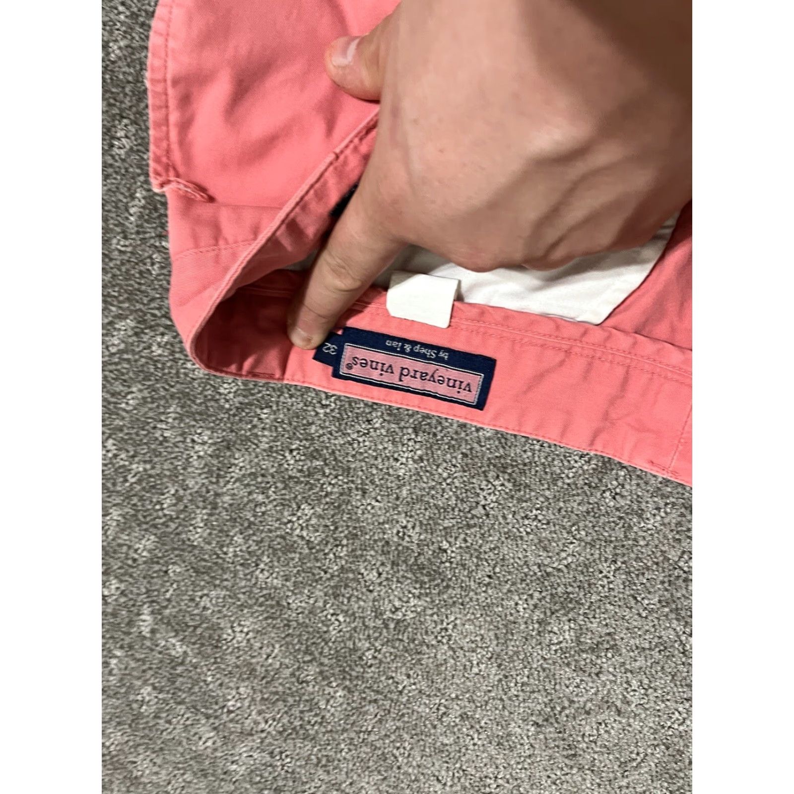 Vineyard Vines VINEYARD VINES By Shep & Ian Flat Front Club Short Mens Size 32 Pink Shirt Size US 32 / EU 48 - 4 Thumbnail