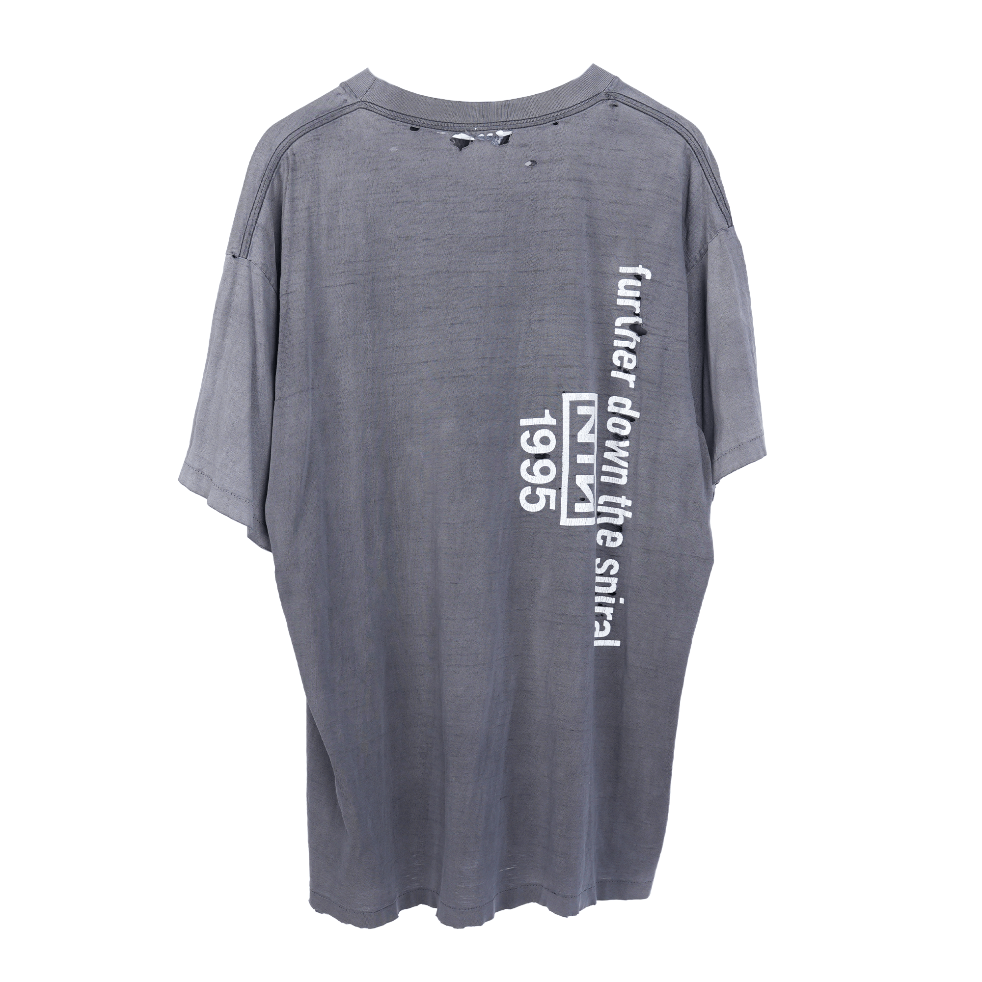 Vintage NINE INCH NAILS 1995 TOUR T-SHIRT Size US XL / EU 56 / 4 - 2 Thumbnail