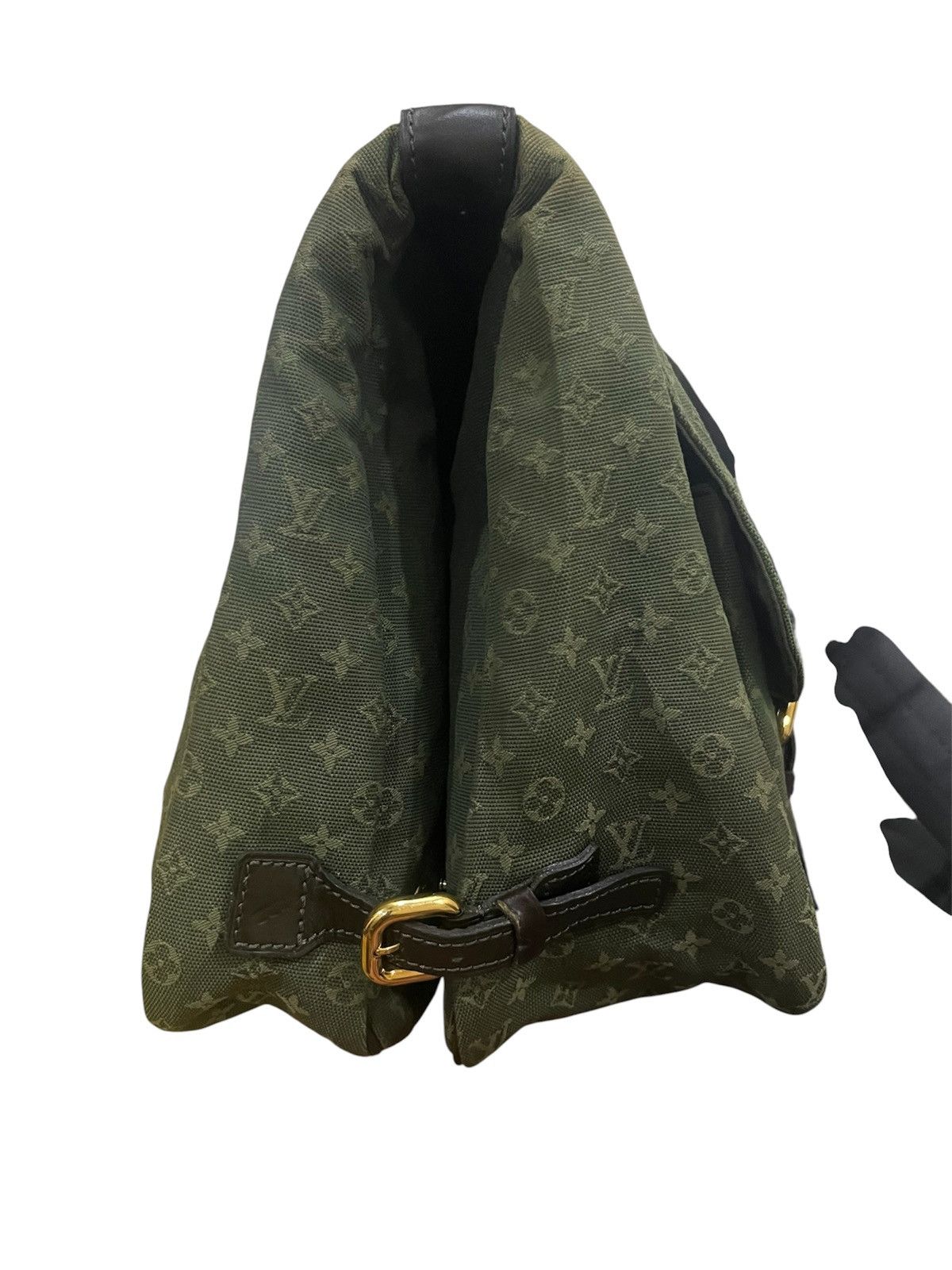 Louis Vuitton LOUIS VUITTON KHAKI MONOGRAM MINI LIN MAMAN BAG Size ONE SIZE - 13 Thumbnail