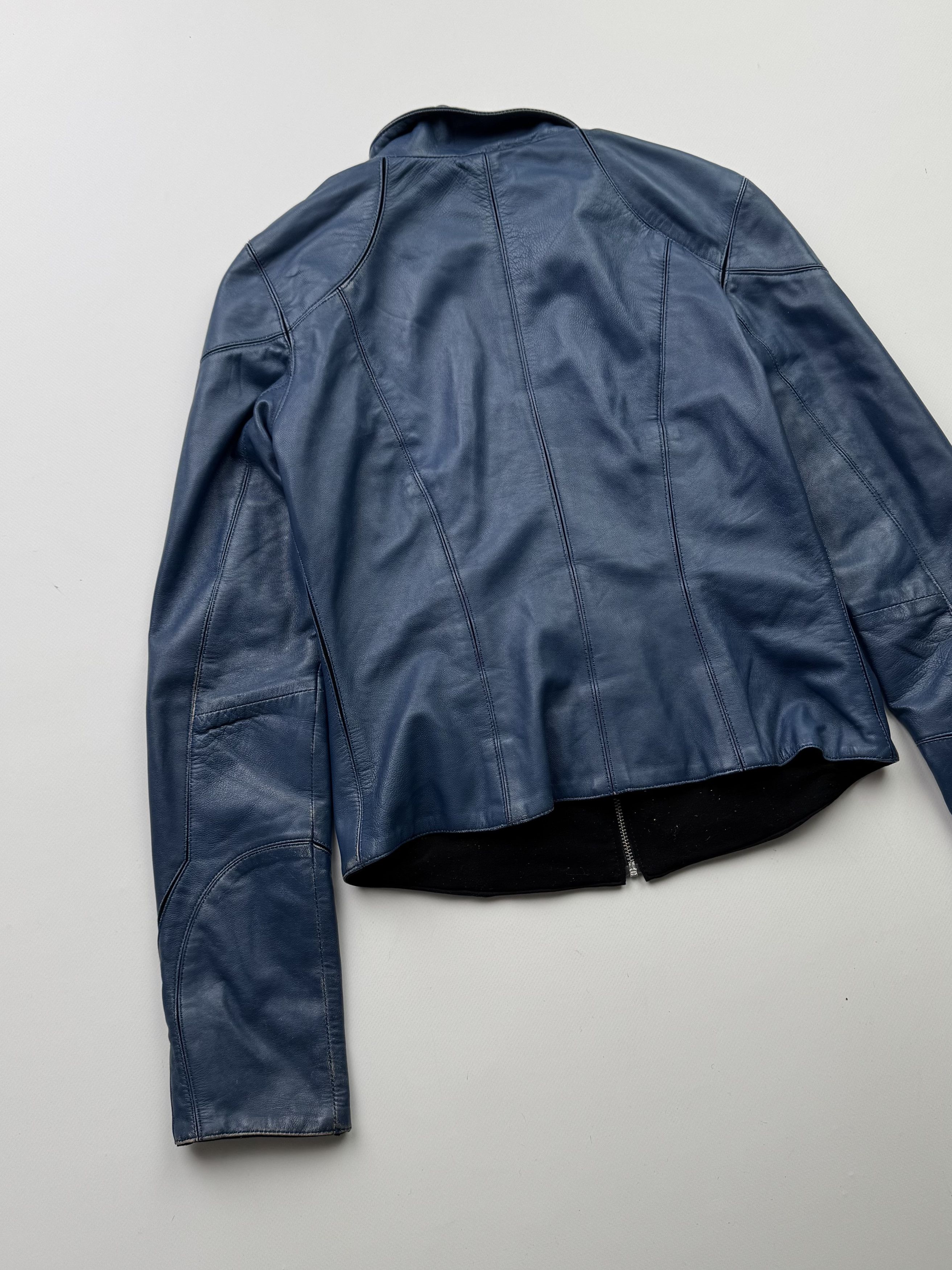Japanese Brand Vintage Cropped Leather Jacket B776(V149)E2 Size S / US 4 / IT 40 - 10 Thumbnail
