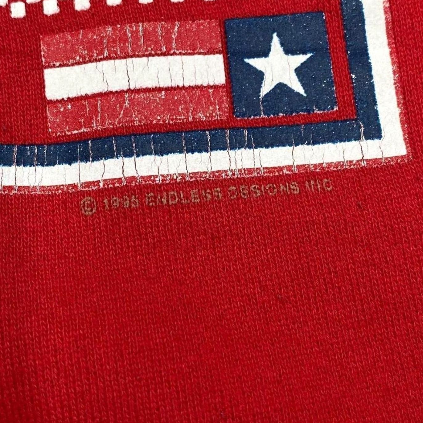 Hanes Vintage Hanes I Love America Souvenir Graphic Sweatshirt Mens Large Red Size US L / EU 52-54 / 3 - 3 Thumbnail