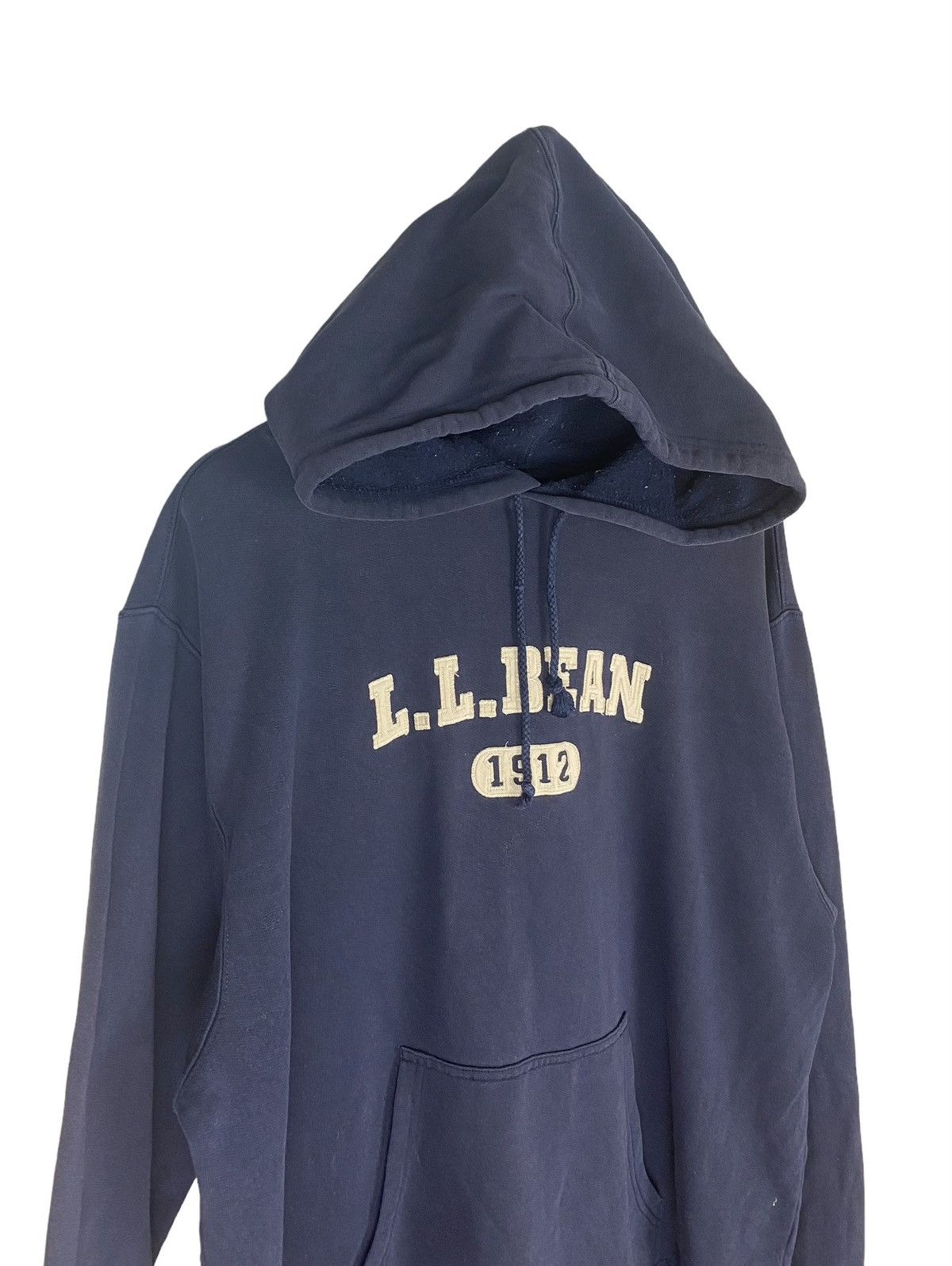 L.L. Bean Vintage L.L.Bean Big Spellout Logo Hoodie Size US L / EU 52-54 / 3 - 3 Thumbnail
