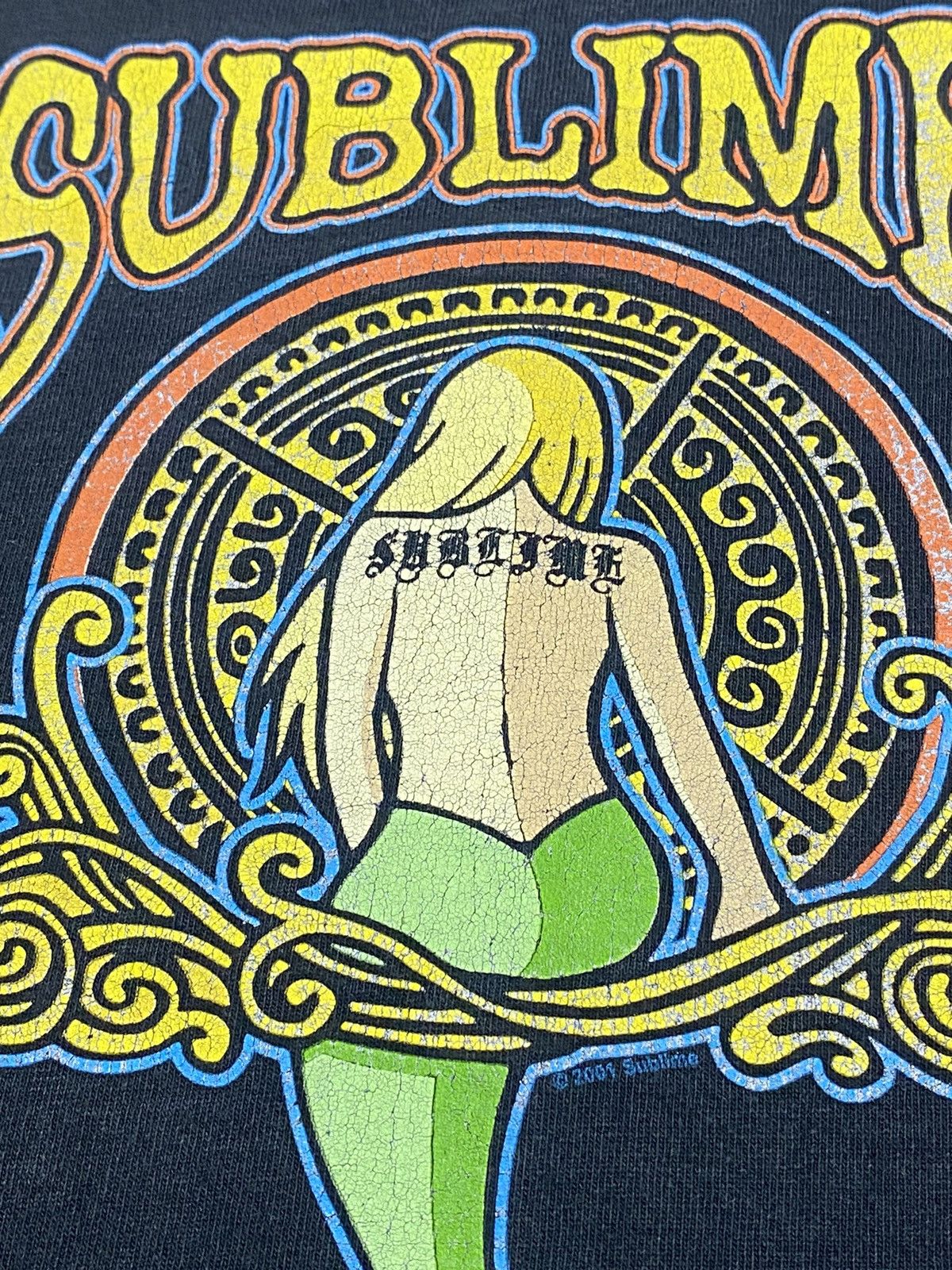 Band Tees Vintage Delta 00s Sublime Band Mermaid Design Long Sleeve Size US S / EU 44-46 / 1 - 6 Thumbnail