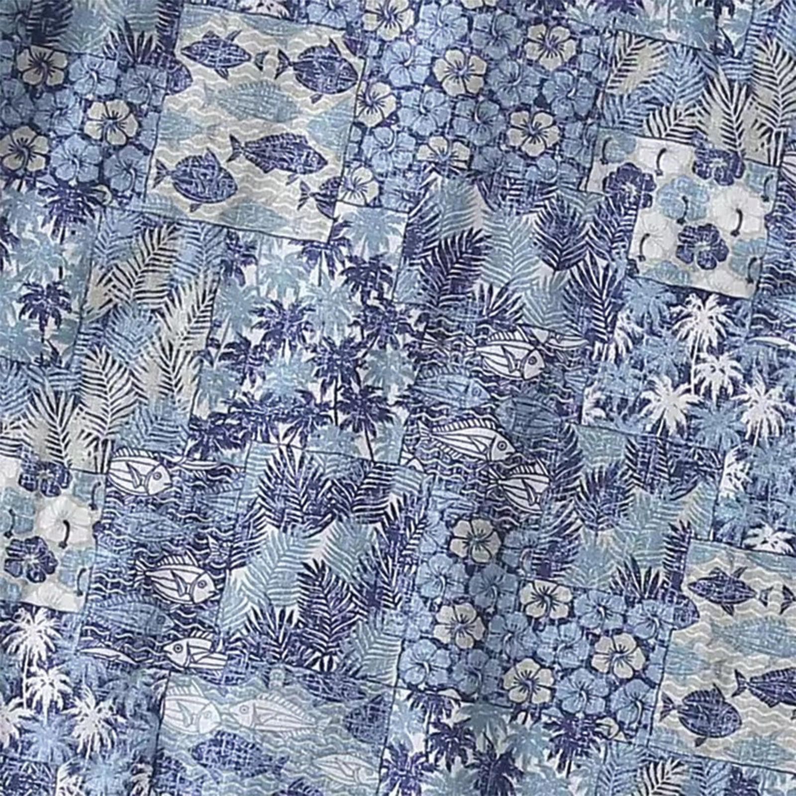 Other Vibrant Blue Floral Short-Sleeve Shirt Size US M / EU 48-50 / 2 - 3 Thumbnail
