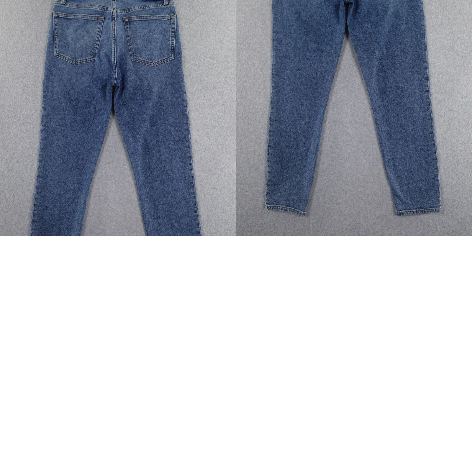 RE/DONE RE/DONE Jeans Womens 30 (30X26) Denim Indigo Blue High Rise Ankle Cropped Jeans Woman 90s Style Jeans Womens Men? Size 30" / US 8 / IT 44 - 10 Thumbnail