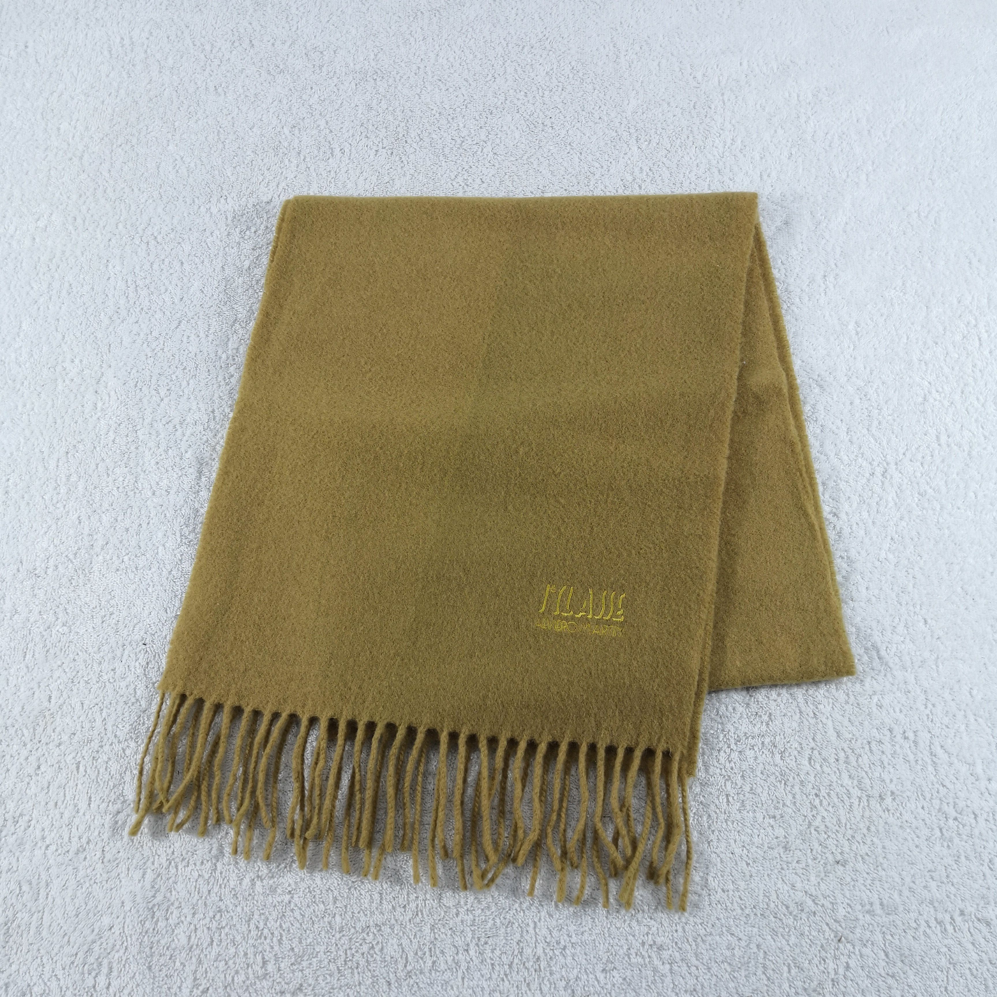 Alviero Martini Vintage Alviero Martini Scarf Muffler Wool Cashmere Scarves Size ONE SIZE - 3 Thumbnail