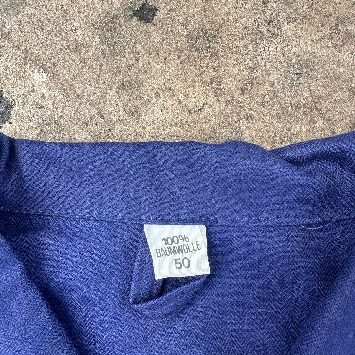 Le Laboureur Vintage 80s French Workwear Sanfor Chore Jacket Size US M / EU 48-50 / 2 - 6 Thumbnail