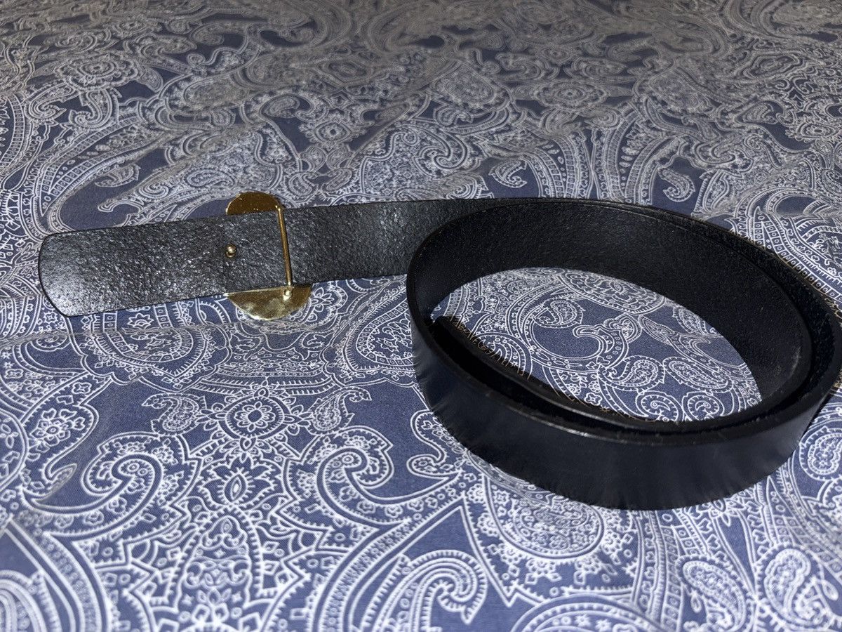 Alexander McQueen Alexander McQueen 'Gold Skull Buckle Belt' Size 32 - 3 Thumbnail