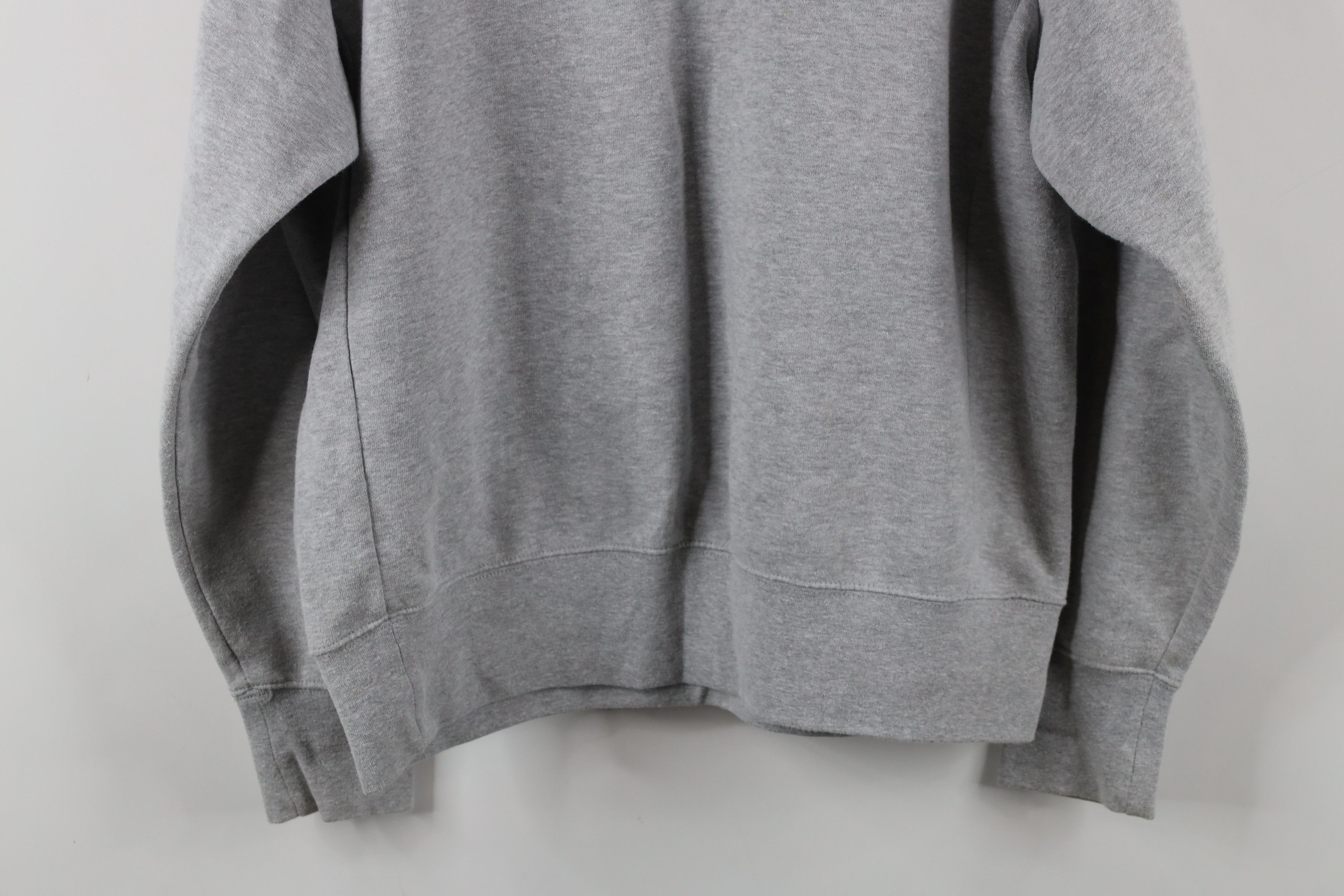 Nike Vintage Nike Center Swoosh Hoodie Sweatshirt Heather Gray Size US M / EU 48-50 / 2 - 14 Thumbnail