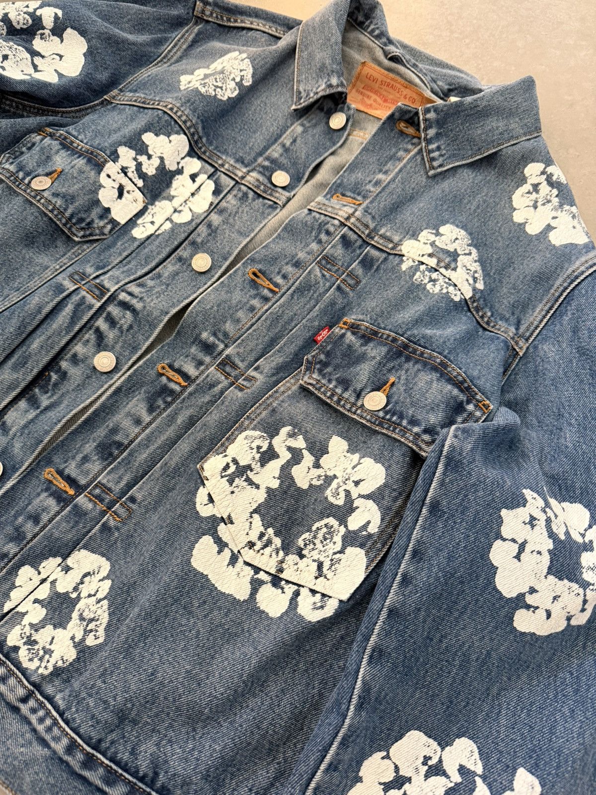 DENIM TEARS Denim Tears denim jacket dark wash Size US XL / EU 56 / 4 - 5 Thumbnail