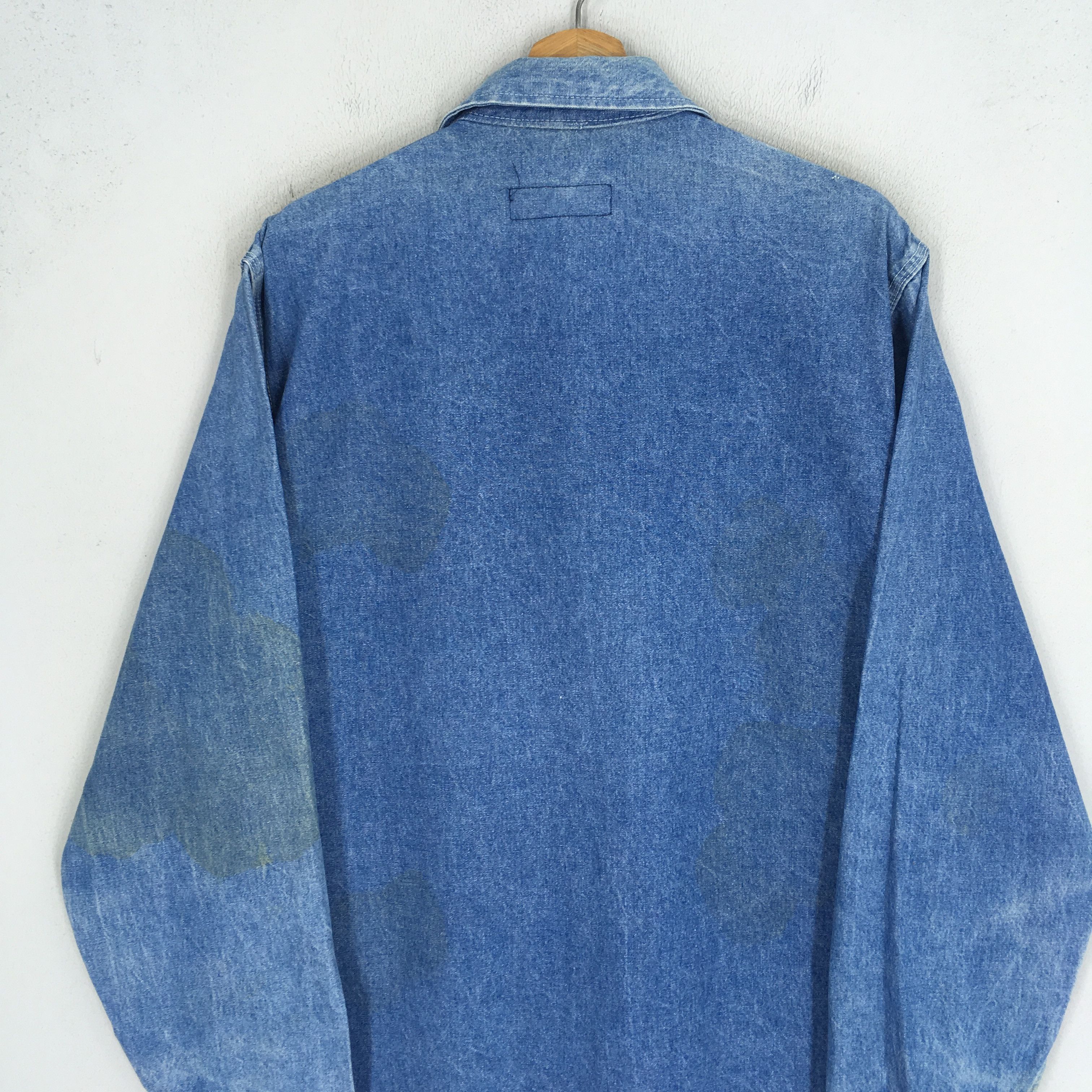 Universal Overall Chicago Vintage 90's Universal Overall Stone Cutter Usa Denim Size US L / EU 52-54 / 3 - 4 Thumbnail