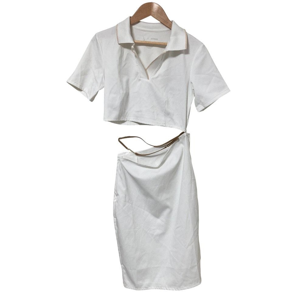 Other Other Nike x Jacquemus La Robe Polo Dress Textile Dresses DN3239-100 DUTY FREE for USA Size ONE SIZE - 1 Thumbnail