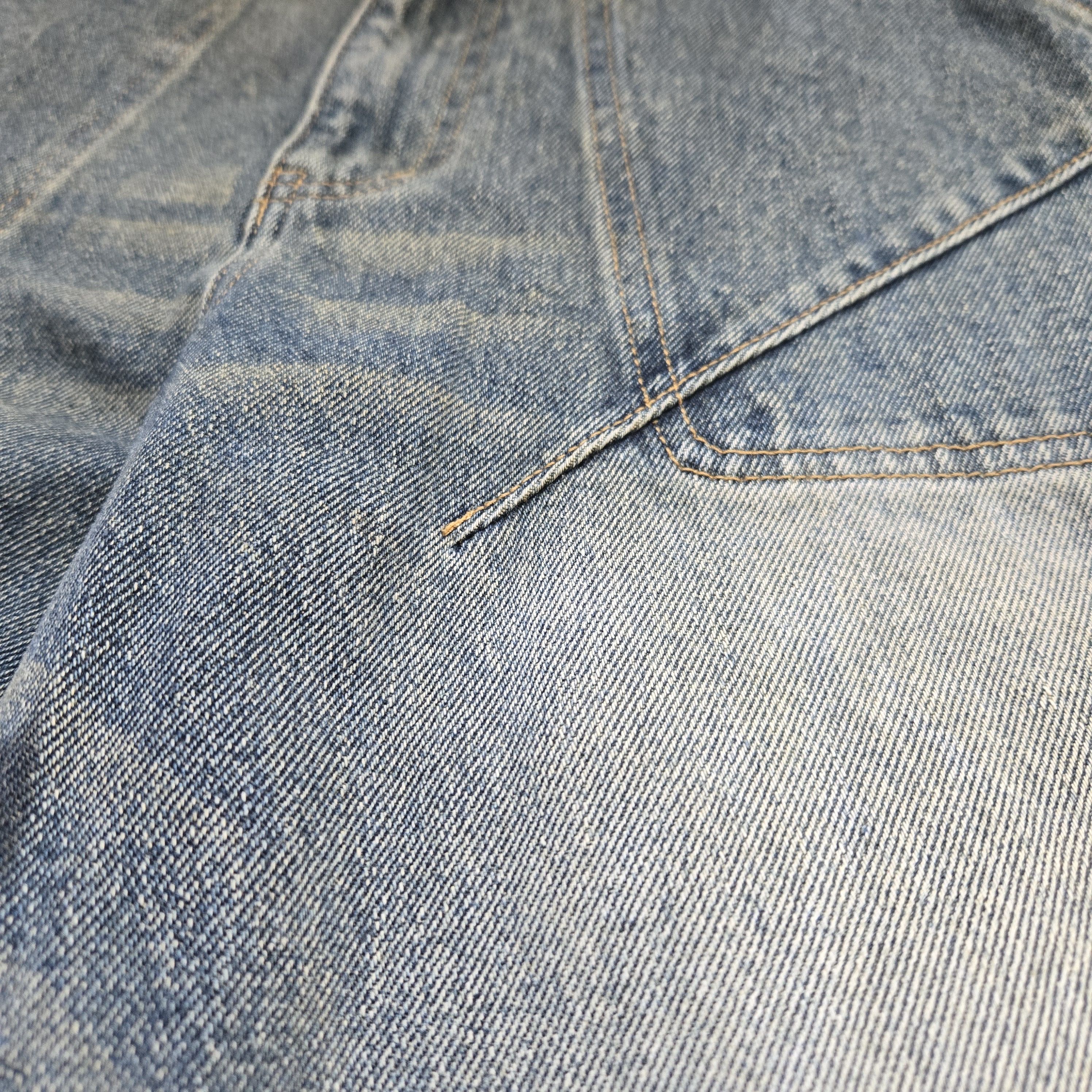 No Faith Studios No Faith Studios Basic Flared Denim Jeans Small Destroyed Size US 30 / EU 46 - 3 Thumbnail