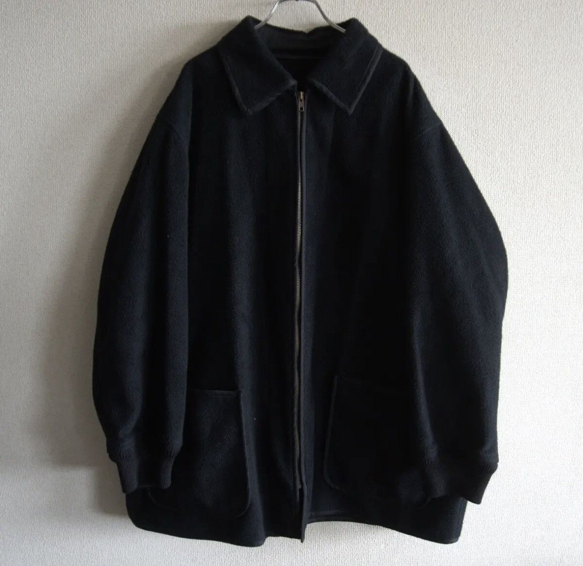 Yohji Yamamoto 1990s Wool Oversized Zipper Jacket