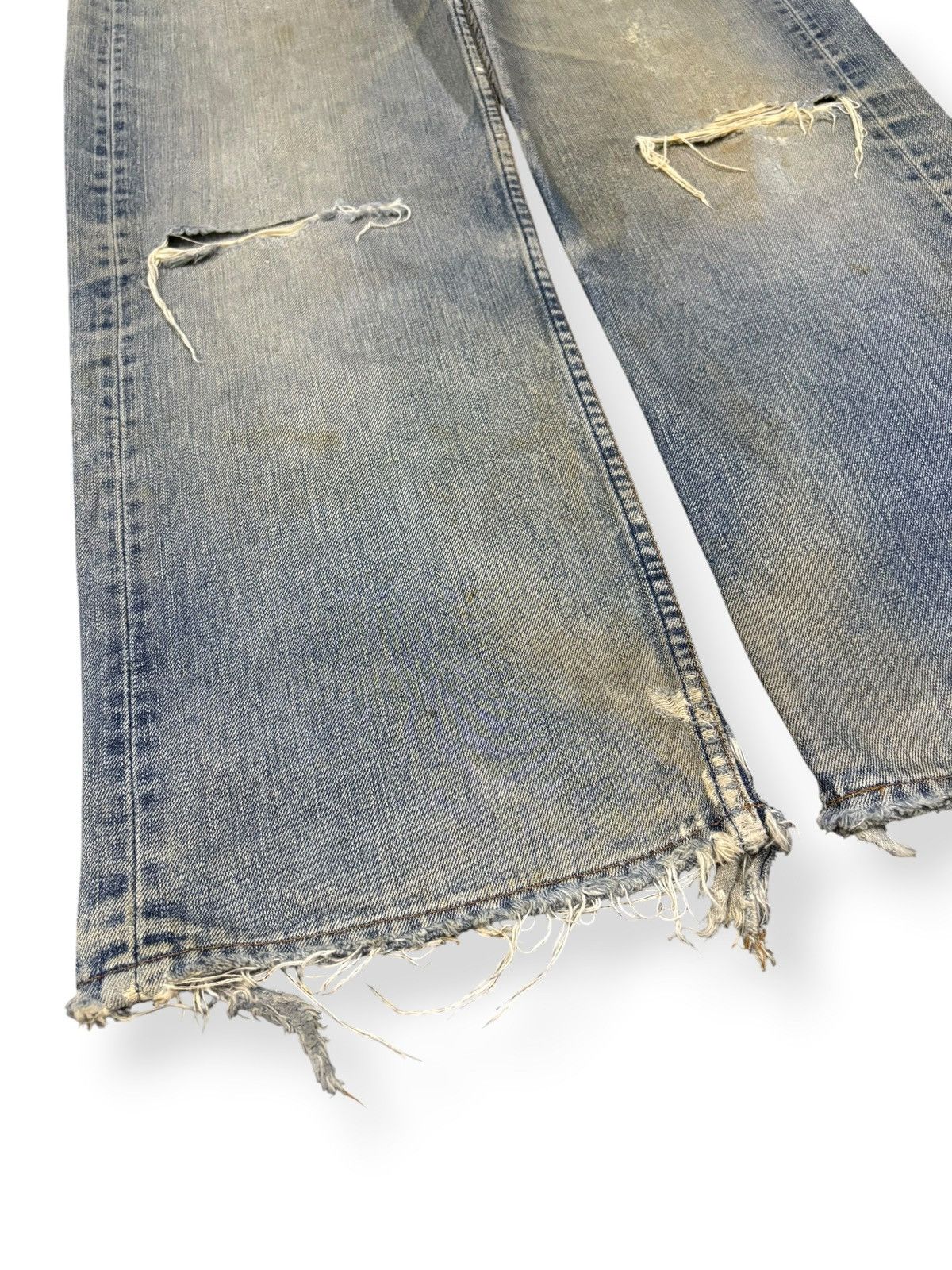 Levi's Vintage 90s Levis 512 Rusty Mud Wash Baggy Distressed Jeans Size US 33 - 6 Thumbnail