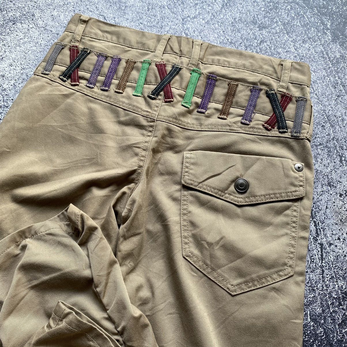 Japanese Brand Rare🔥 Roushatte Double Waist Stacked Vintage Pants Size US 31 - 5 Thumbnail