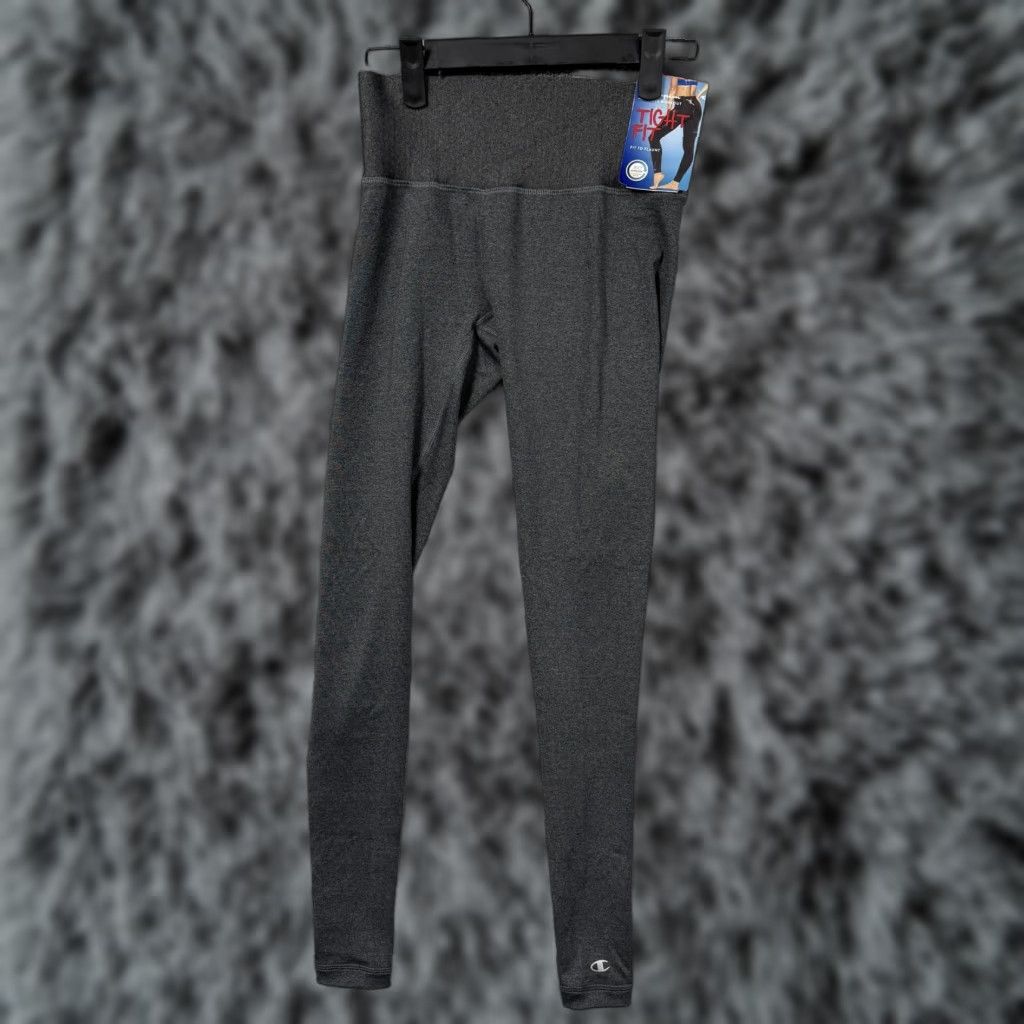 Champion Champion Leggings Women XS Gray Granite Heather Tight Fit Absolute Workout Activewear Slim Yoga Running Gym & Training Girls? Size 26" / US 2 / IT 38 - 1 Thumbnail