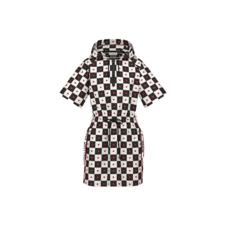 Dior Dior Hooded Short Sleeve Check Dress 0079 Size S / US 4 / IT 40 - 1 Thumbnail