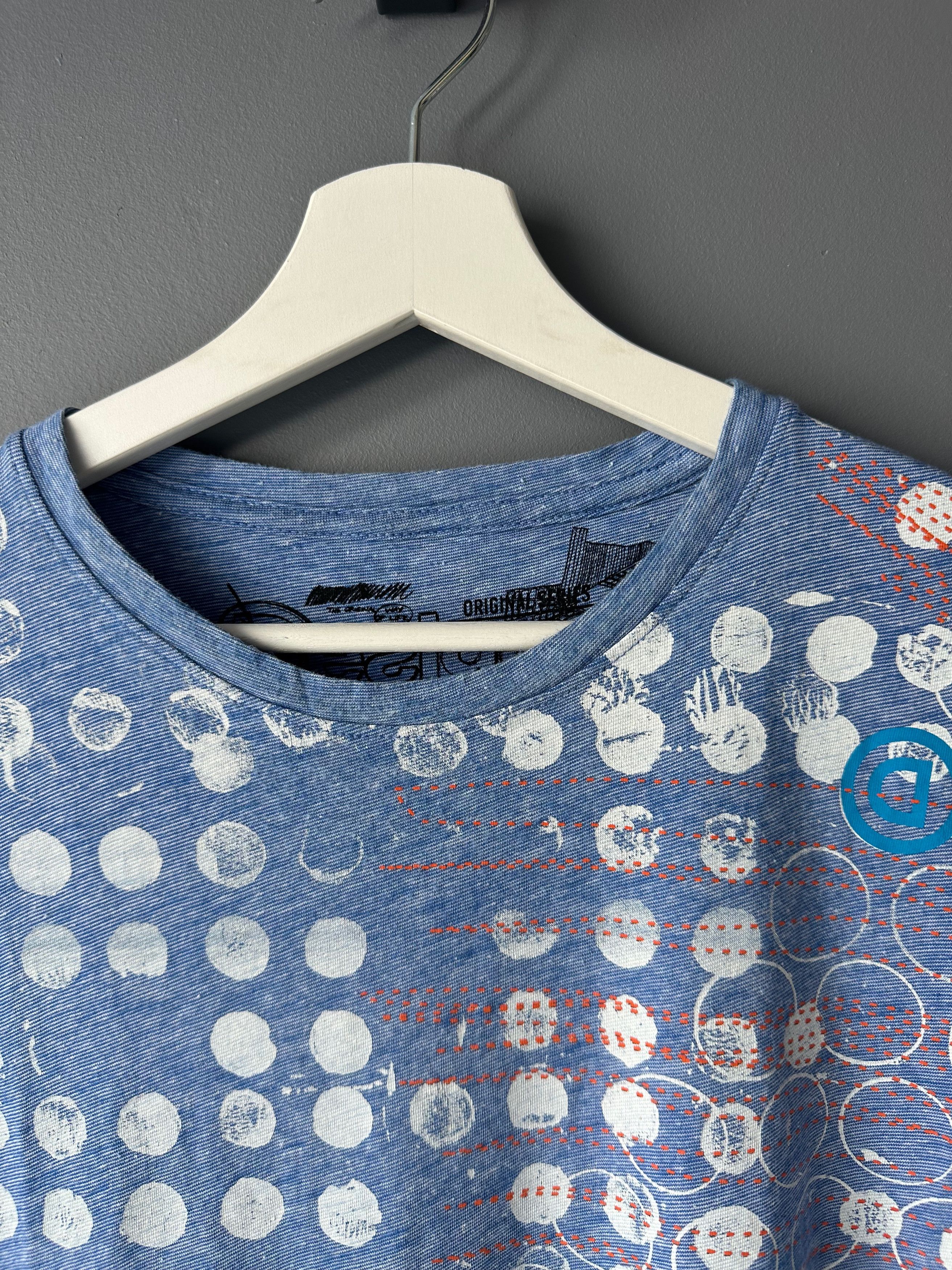 Desigual Desigual blue short sleeve t shirt XL - XXL Size US XL / EU 56 / 4 - 4 Thumbnail