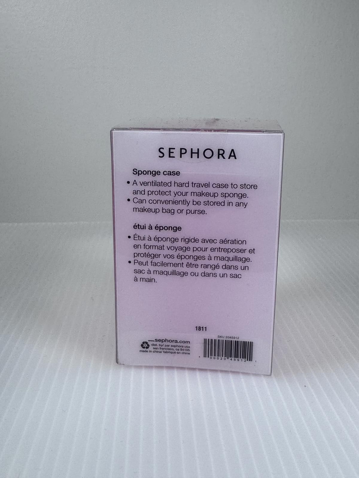 Designer Sephora Sponge Case - Pink Travel Storage Size ONE SIZE - 2 Thumbnail