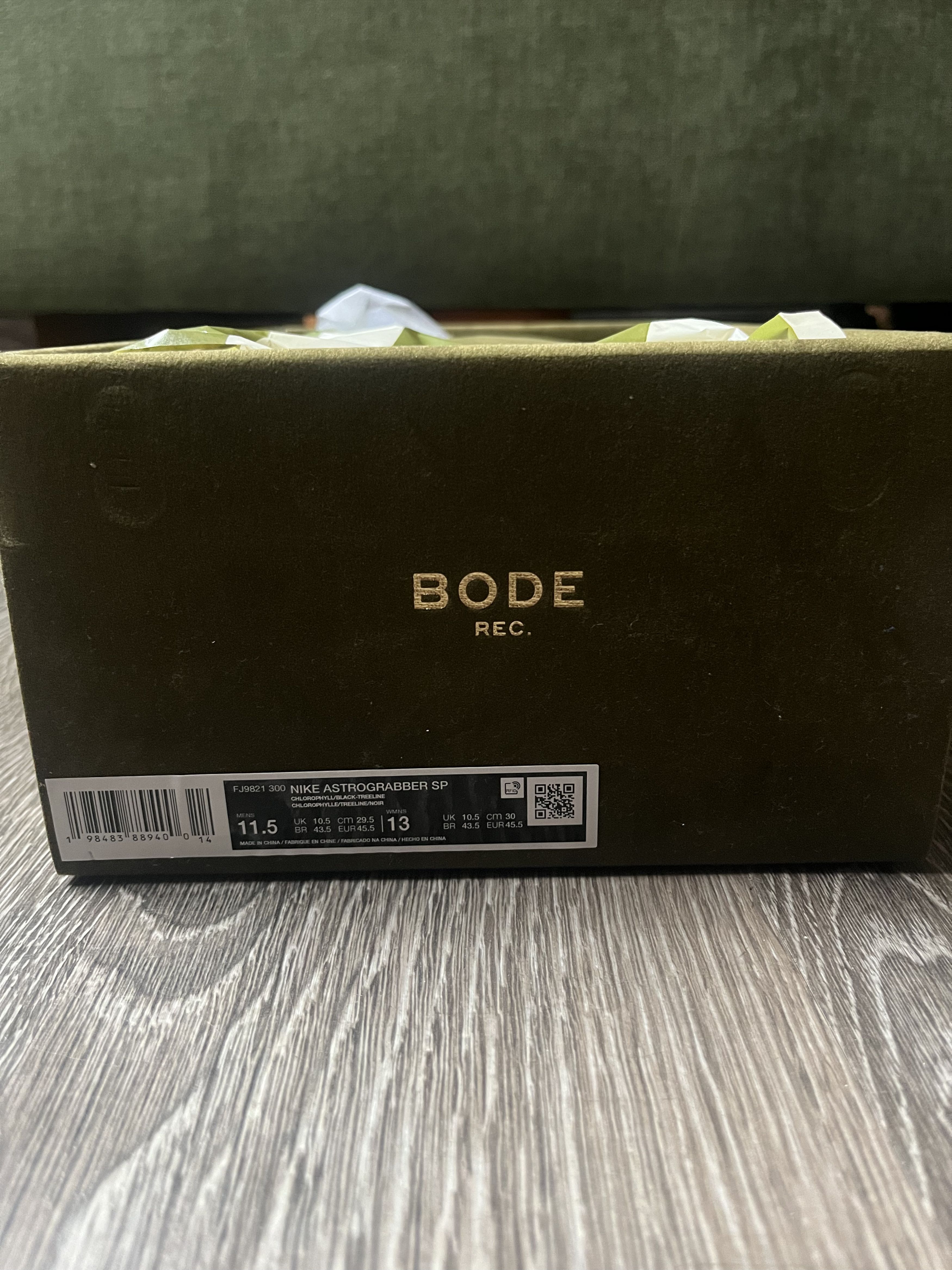 Bode × Nike Nike Astro Grabber SP "Chlorophyll" Size US 11.5 / EU 44-45 - 5 Thumbnail