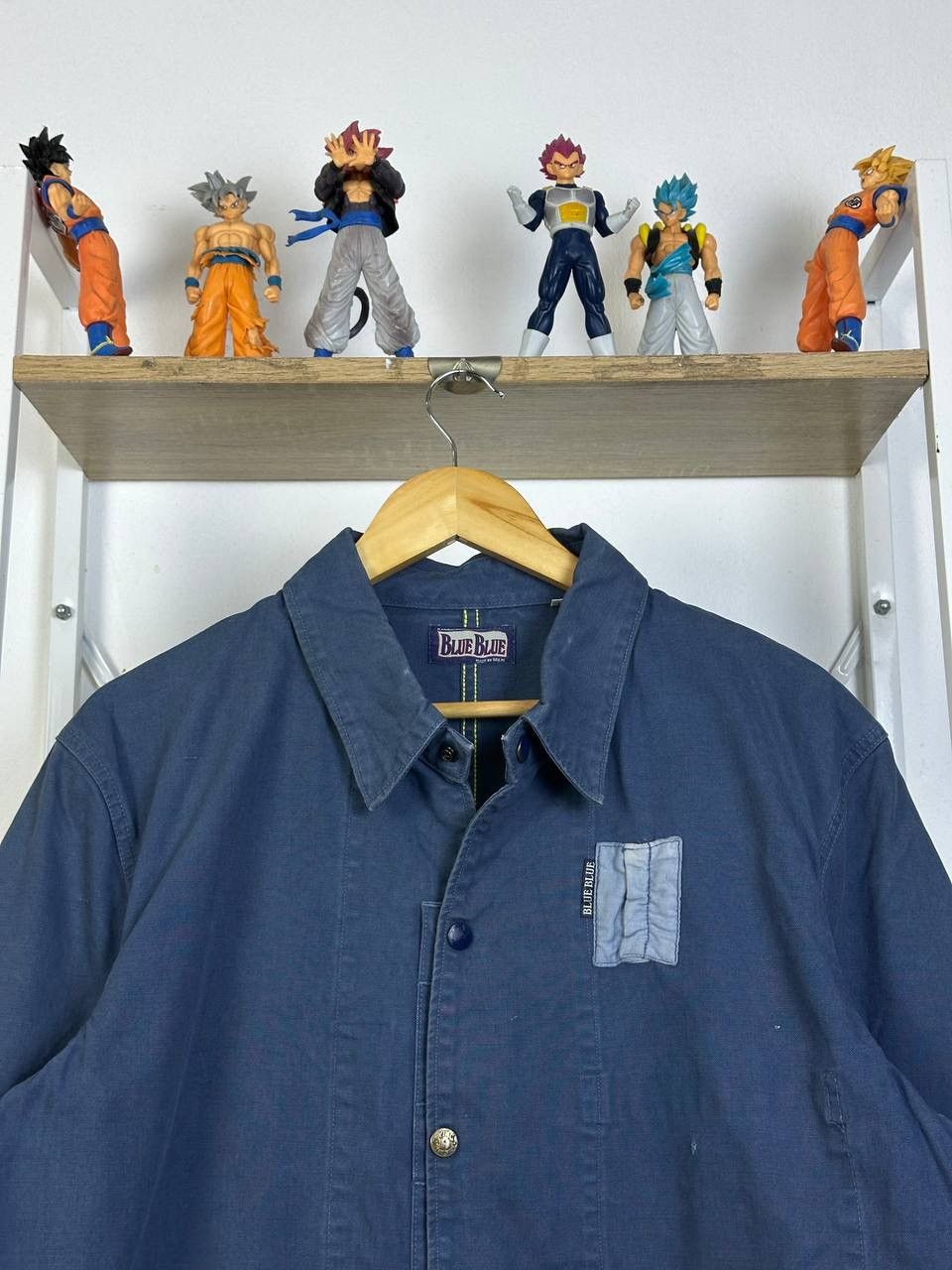 Blue Blue Japan × Japanese Brand × Vintage Vintage Blue Blue Japan Denim Workwear (Pit 22) Size US S / EU 44-46 / 1 - 2 Thumbnail