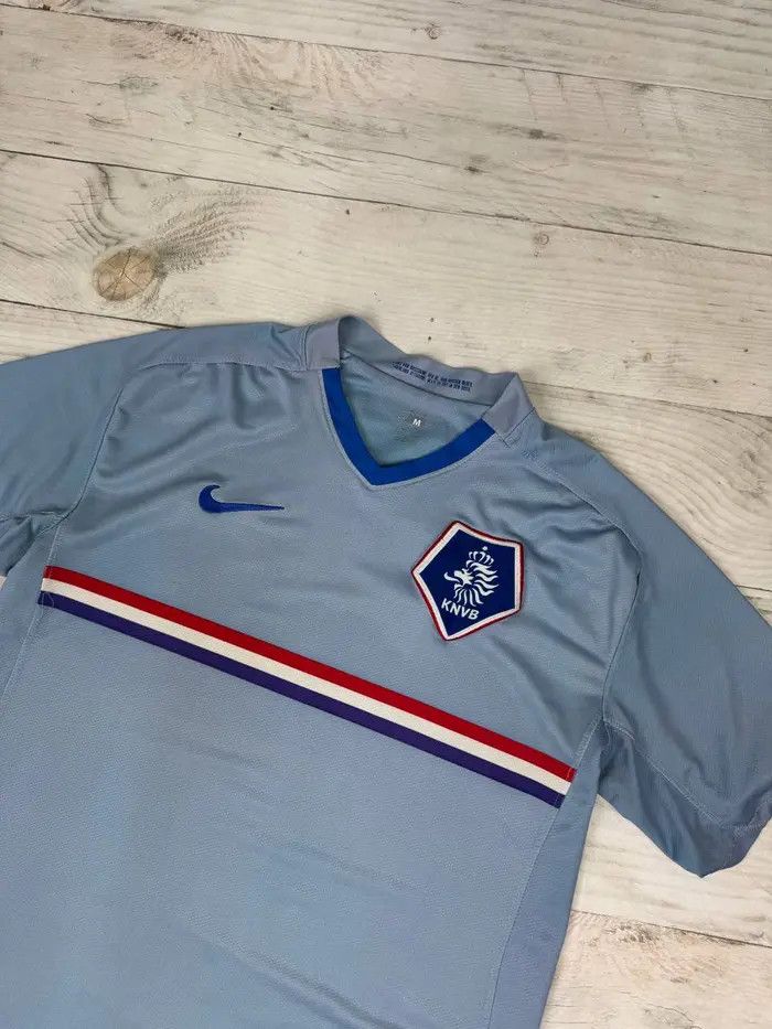 Nike Vintage Nike Netherlands 2008 2009 Away Shirt Soccer Jersey Size US M / EU 48-50 / 2 - 2 Thumbnail