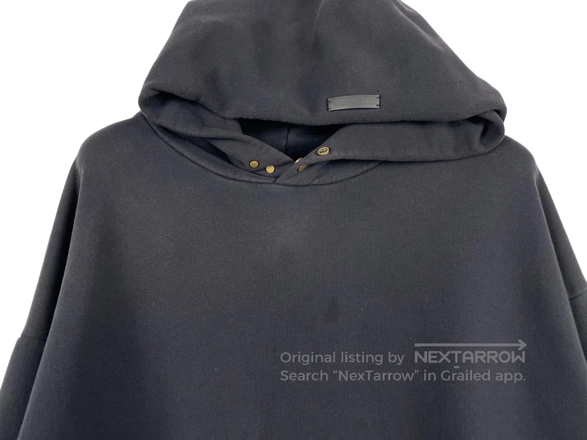 Fear of God FEAR OF GOD Distressed Water Wash Hoodie Size US XXL / EU 58 / 5 - 3 Thumbnail